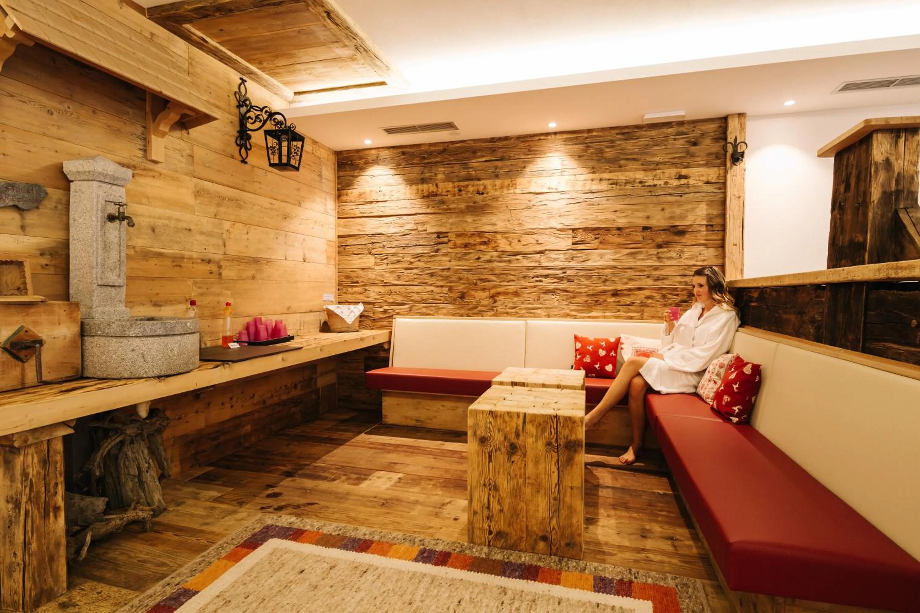 Sauna in Hotel Alpenland