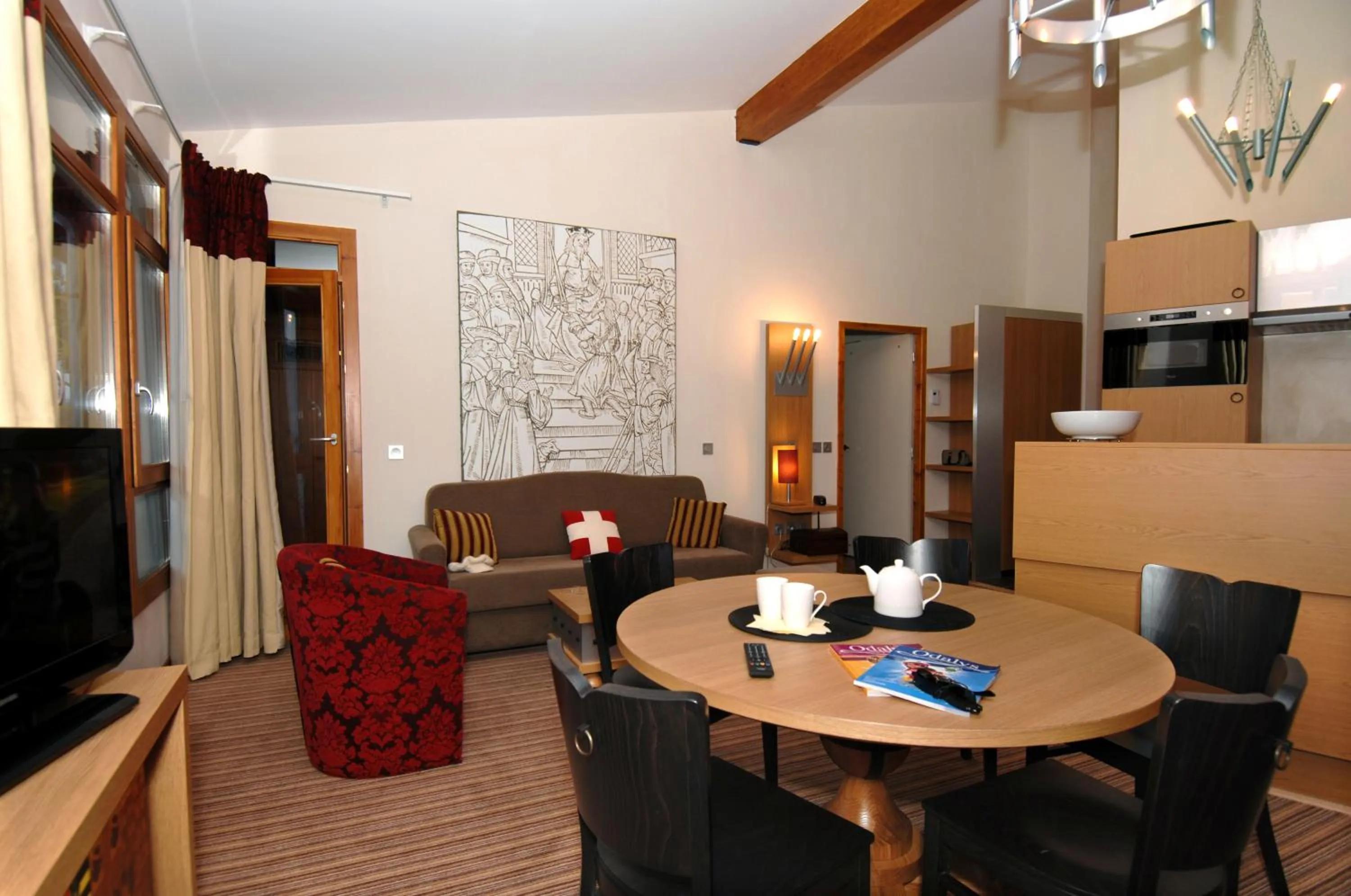 Dining area in Résidence Odalys Edenarc