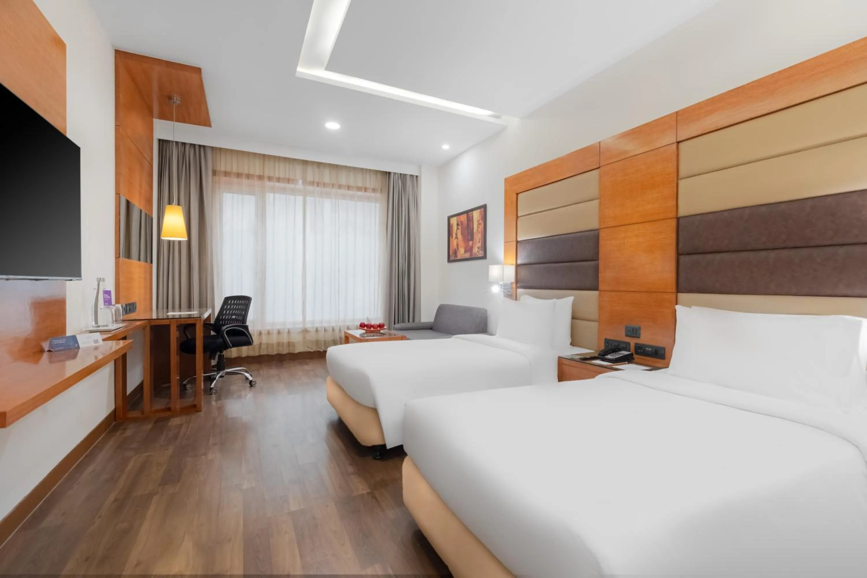 Bedroom, Bed in Country Inn & Suites by Radisson, Gurugram Sector 12