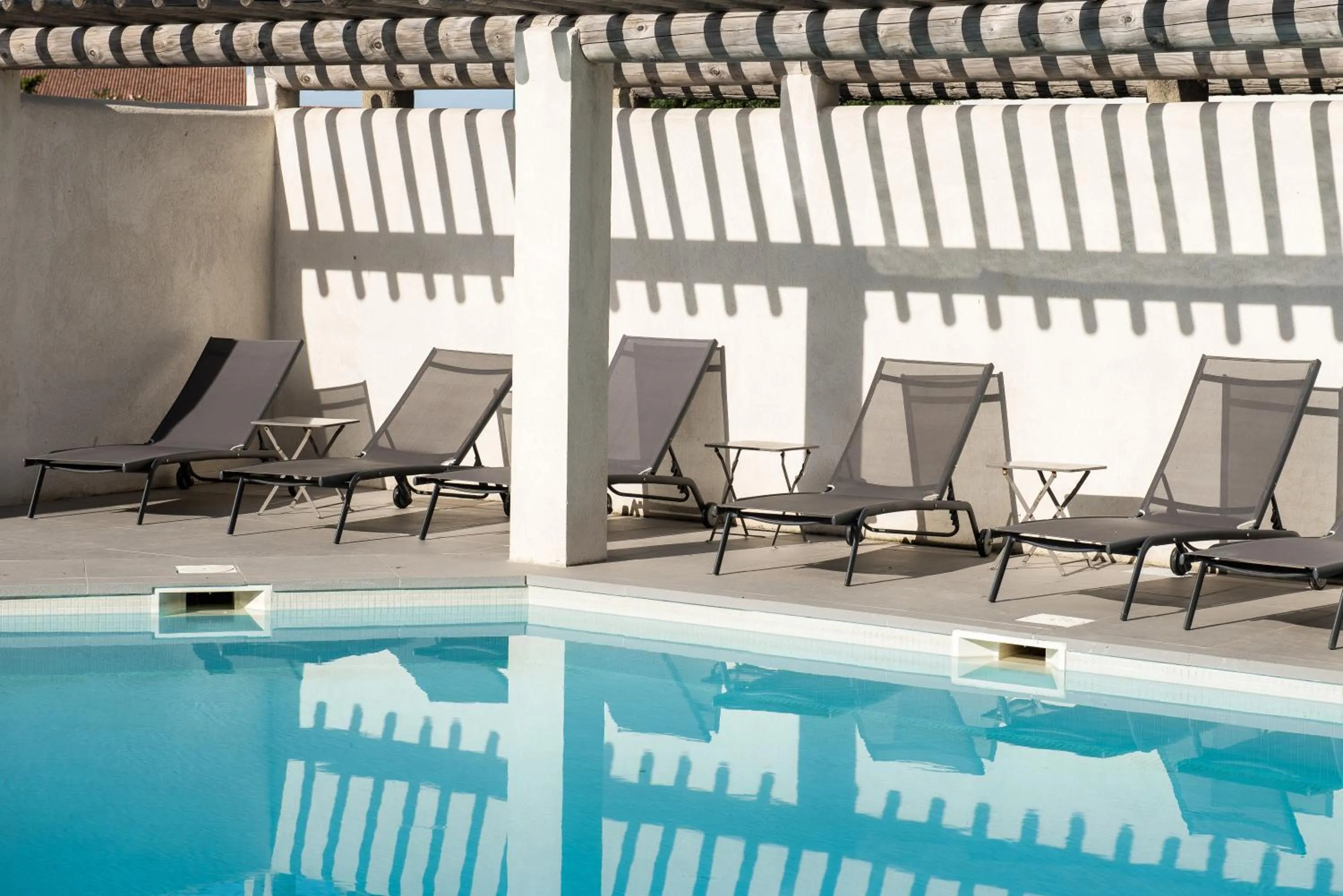 Swimming pool in Hotel Le Bleu Marine