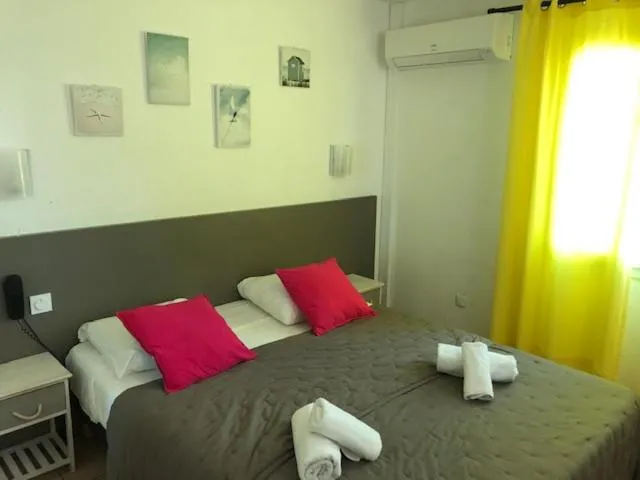 Bed in Hotel Le Bleu Marine