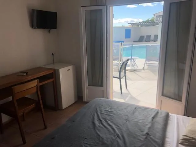 Bed in Hotel Le Bleu Marine