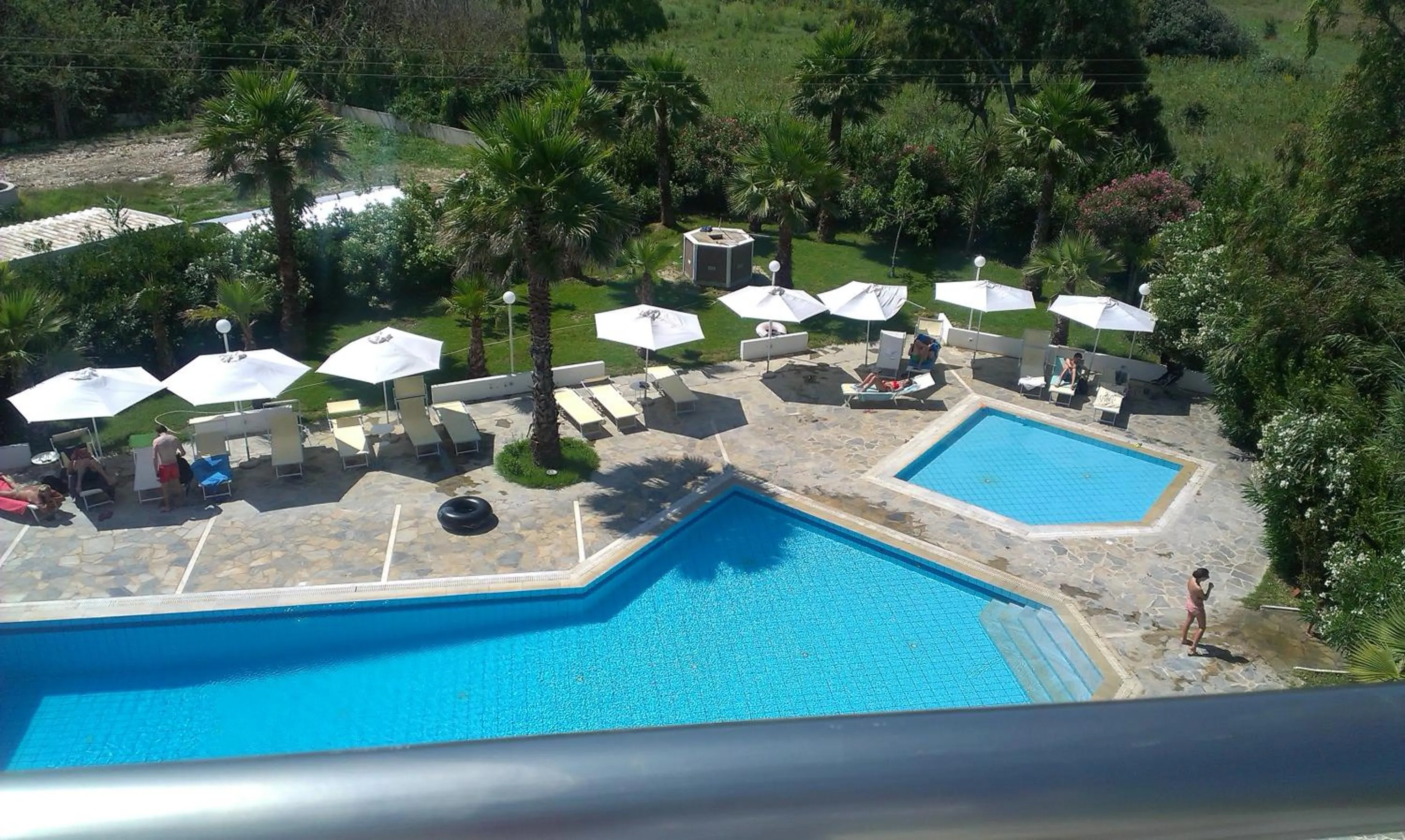 Pool view in Sidari Beach Hotel