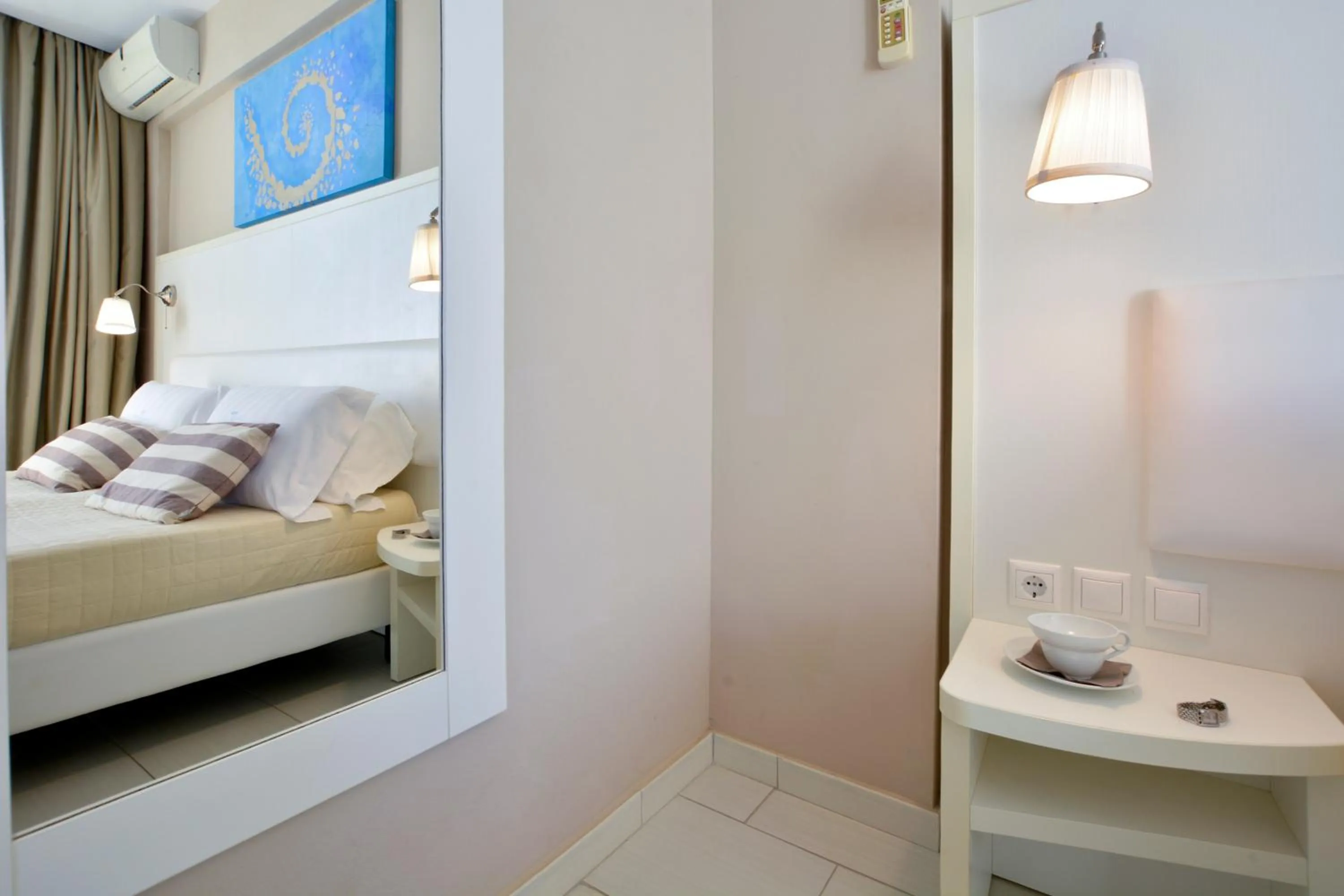 Bed in Sidari Beach Hotel