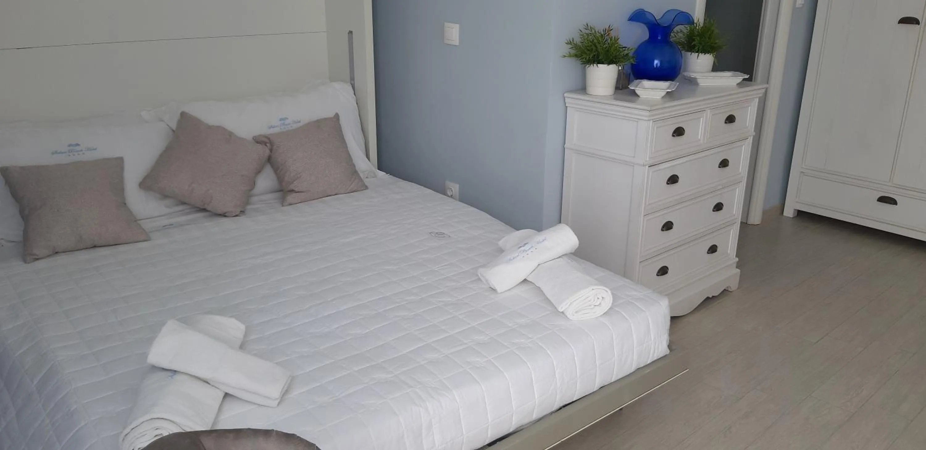 Bed in Sidari Beach Hotel