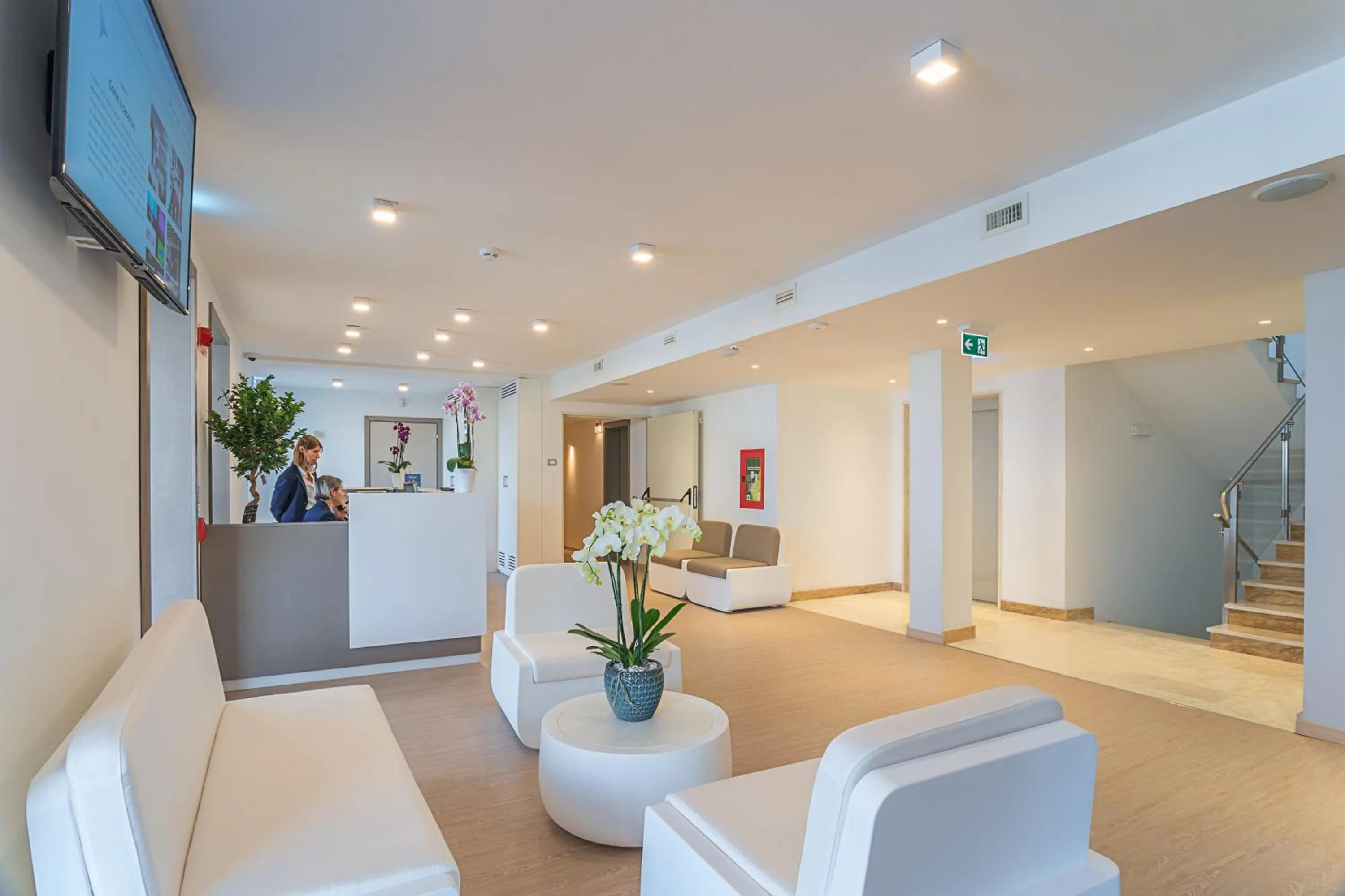 Lobby or reception in Hotel Stele di Nora