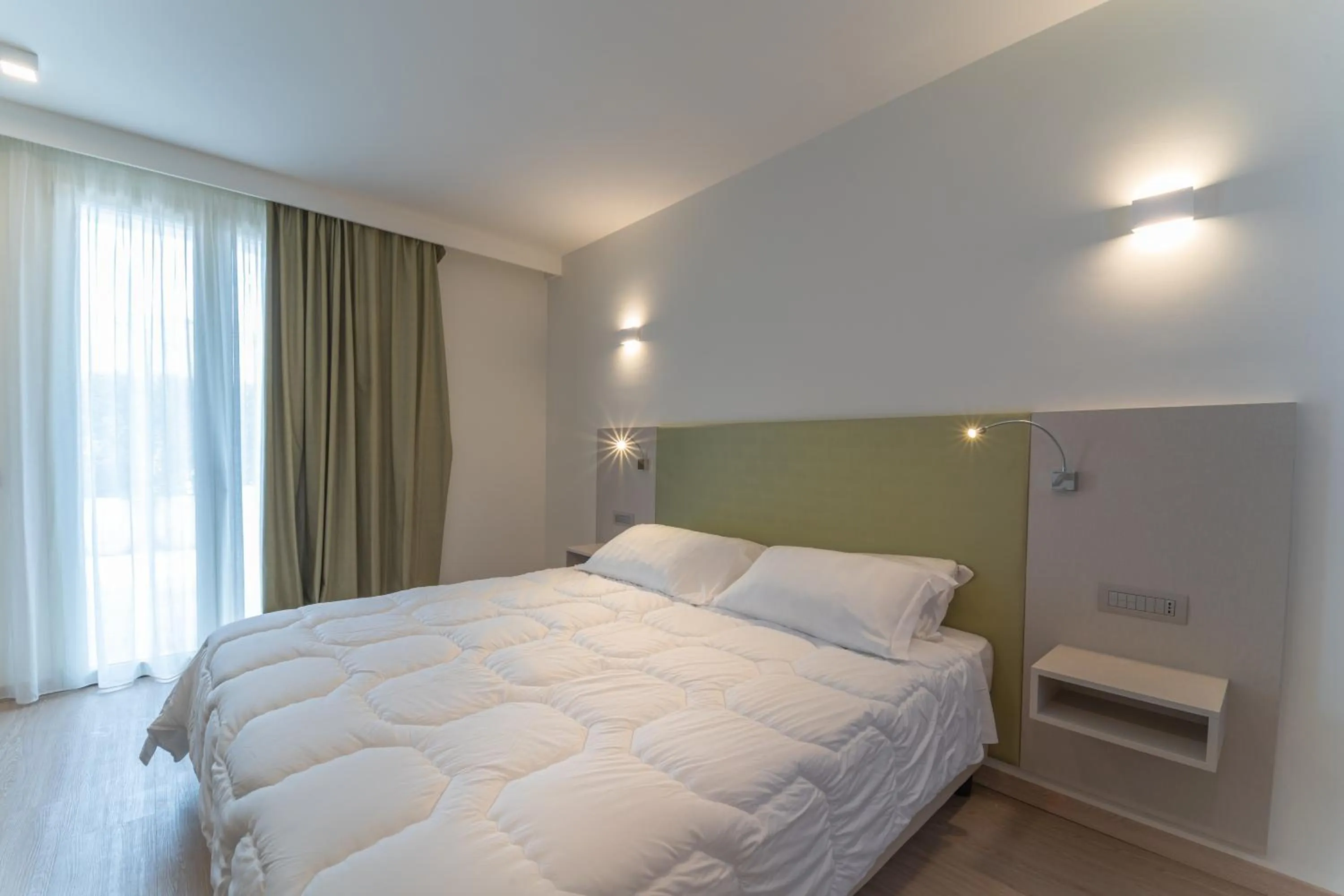 Bed in Hotel Stele di Nora