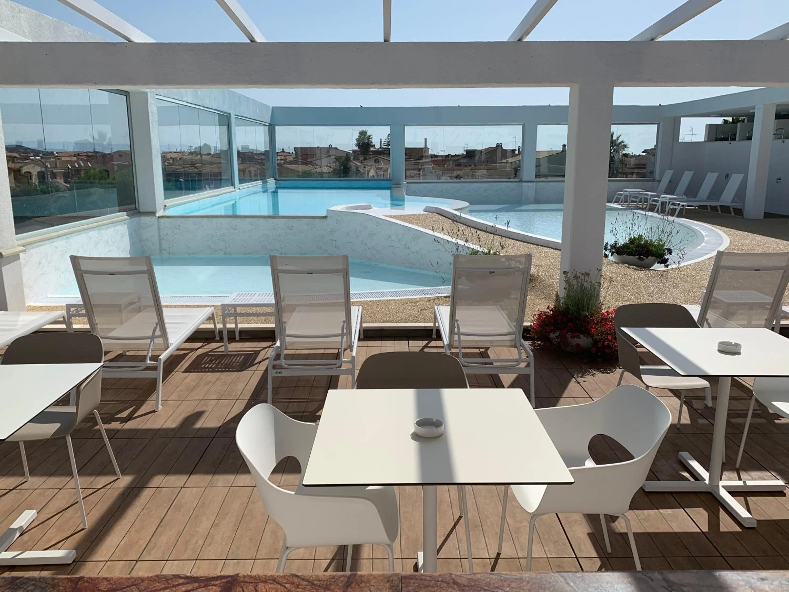 Patio in Hotel Stele di Nora