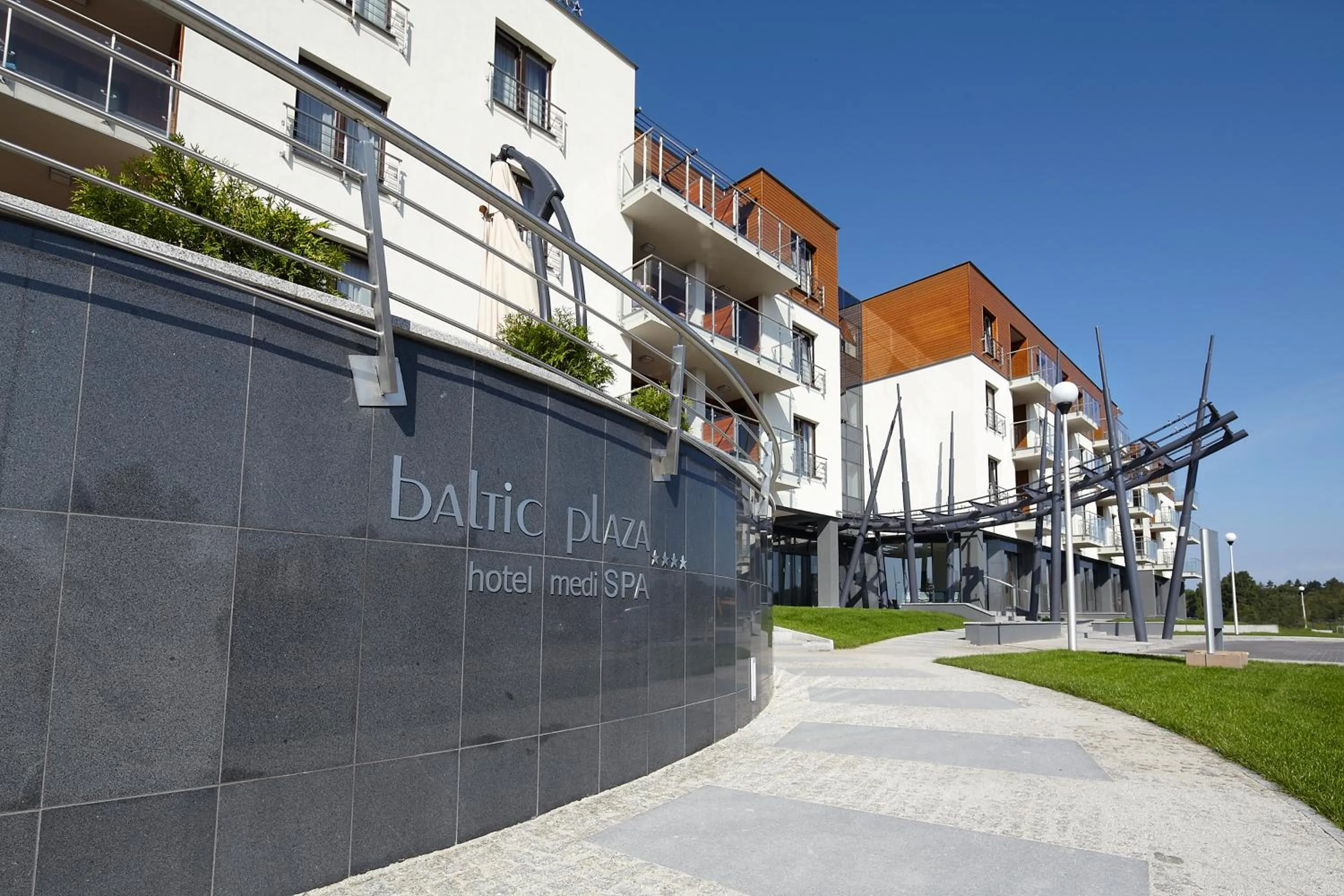 Property building in Baltic Plaza Hotel Medi Spa