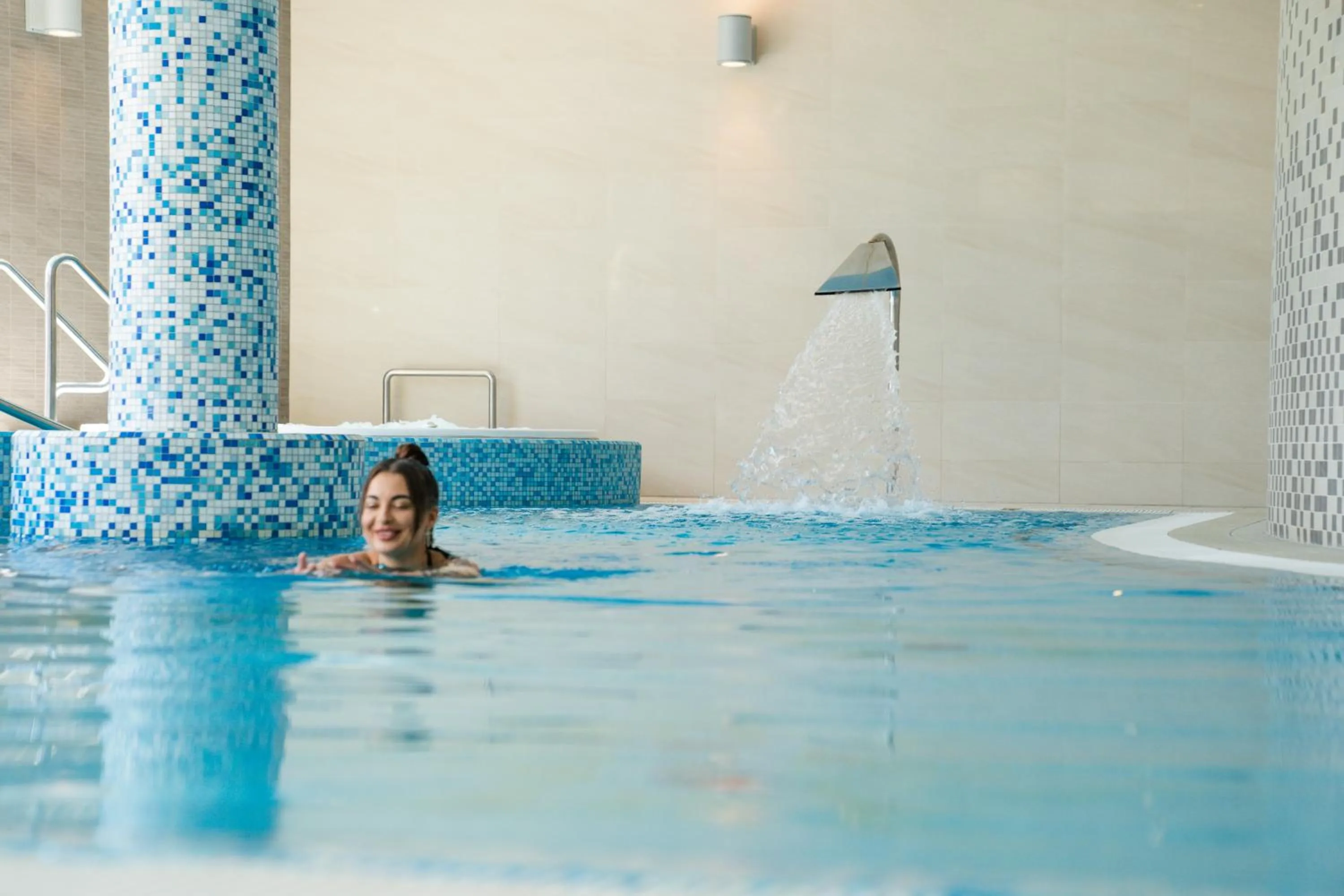 Swimming pool in Baltic Plaza Hotel Medi Spa