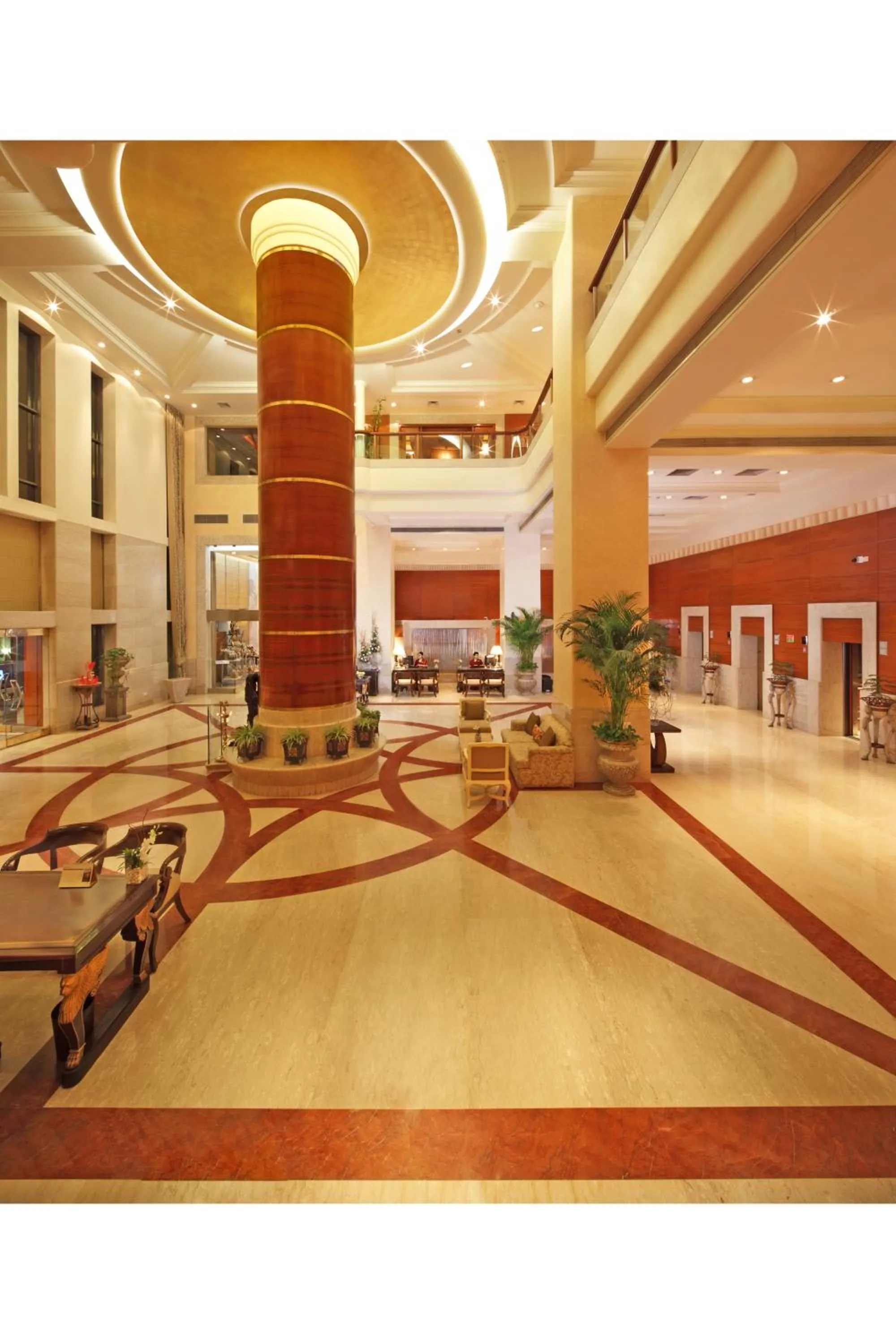Lobby or reception in Jaypee Vasant Continental