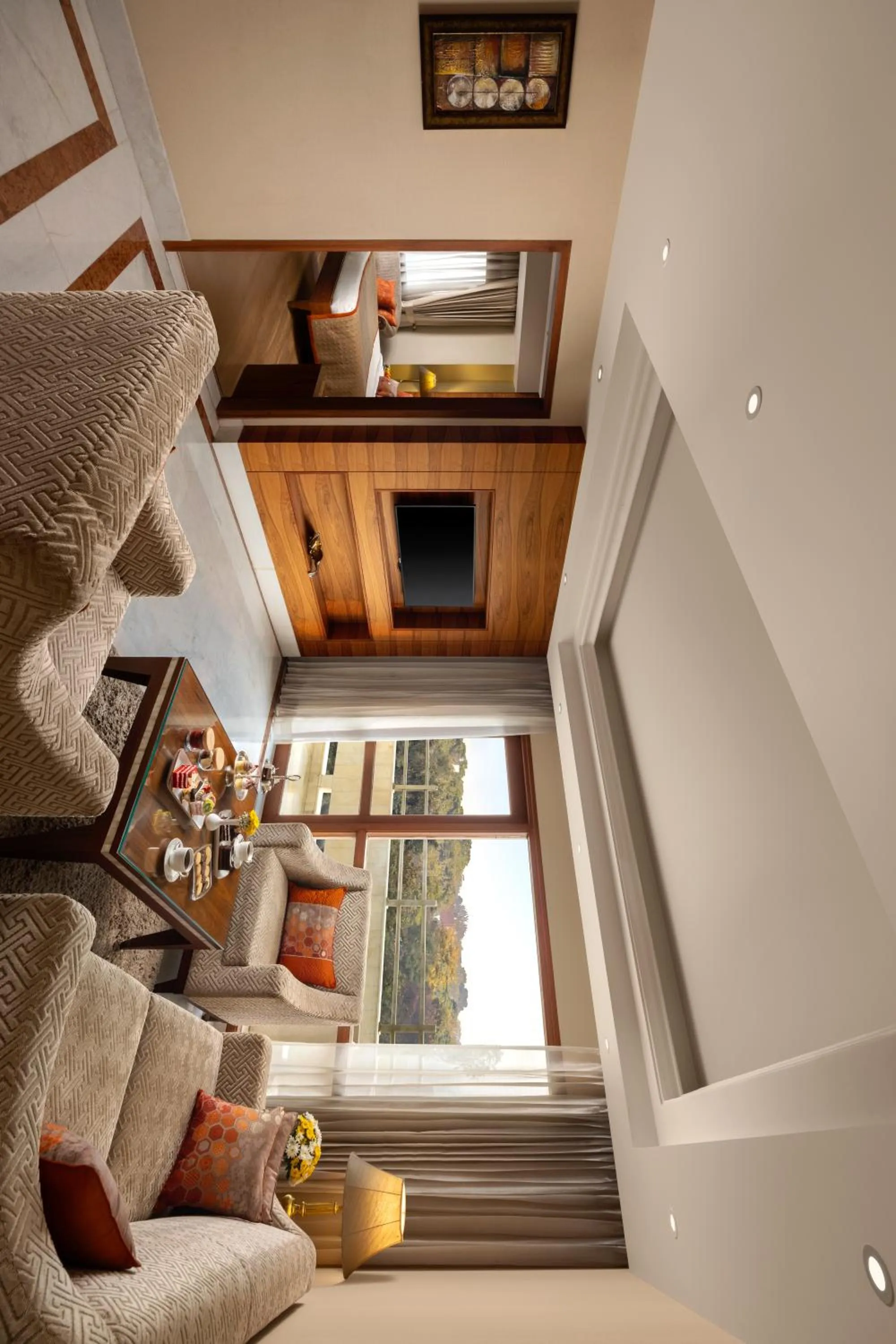 Living room in Jaypee Vasant Continental