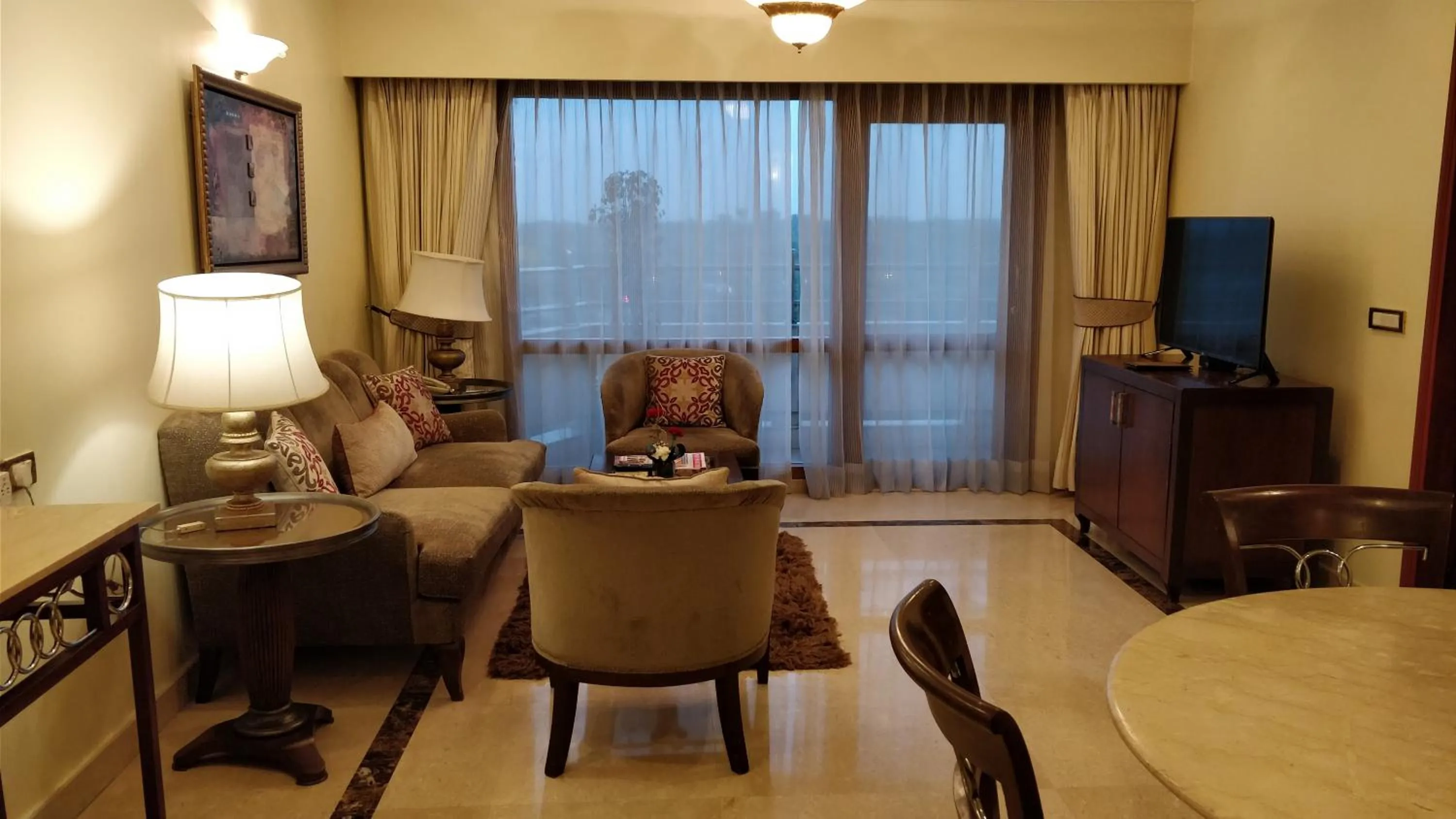 Living room in Jaypee Vasant Continental