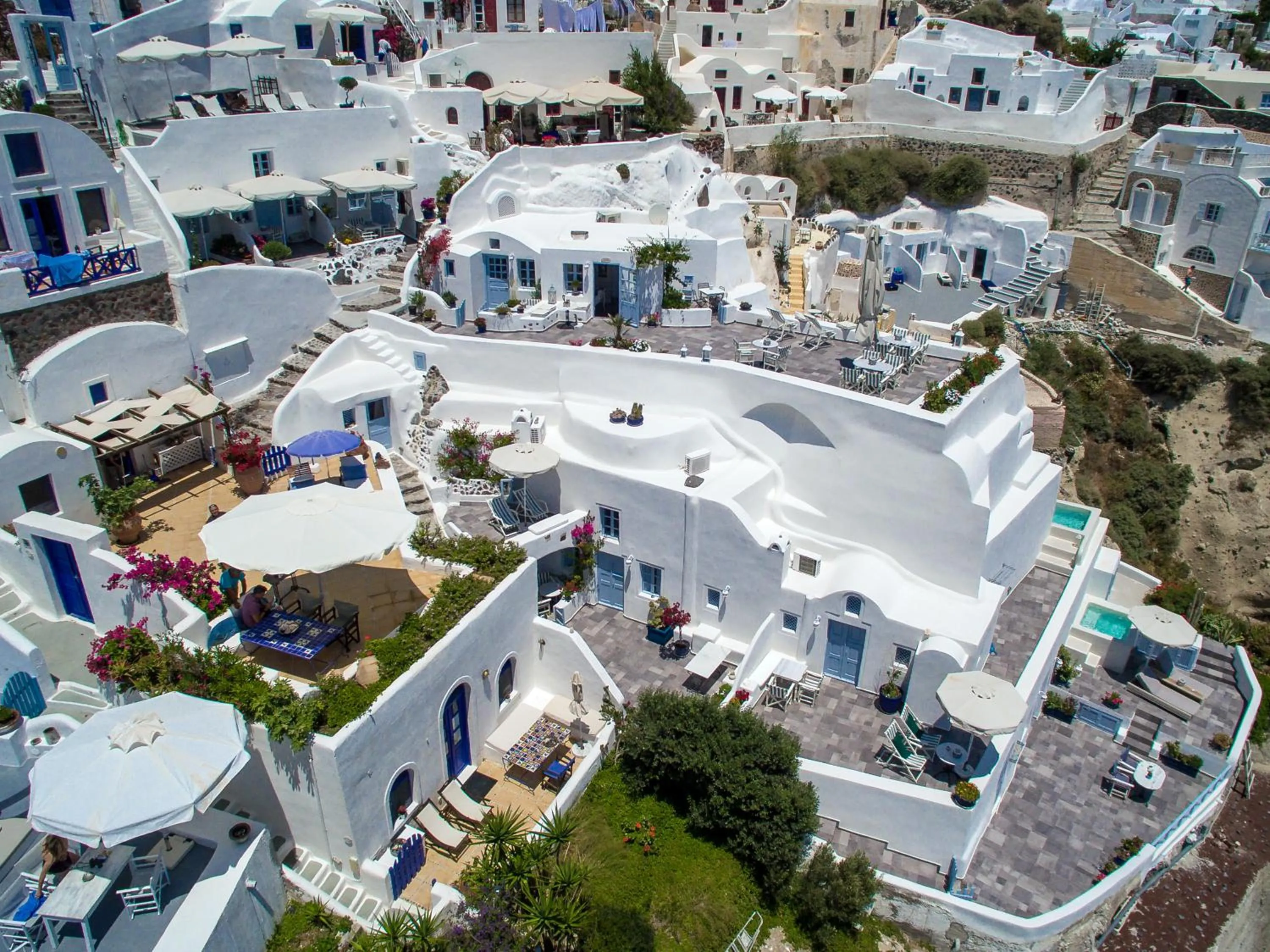 Bird's eye view in Aris Caves