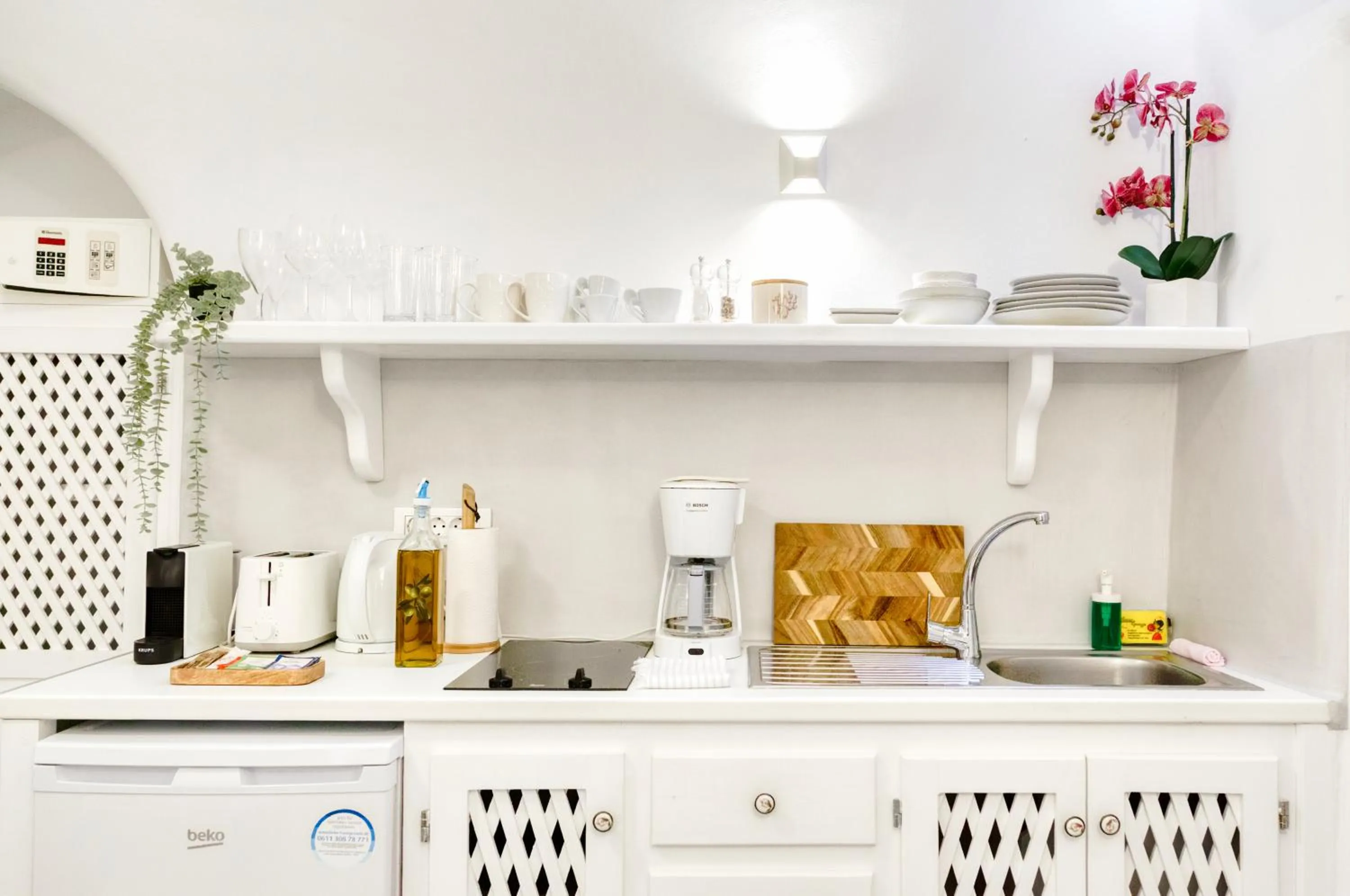 Kitchen or kitchenette in Aris Caves