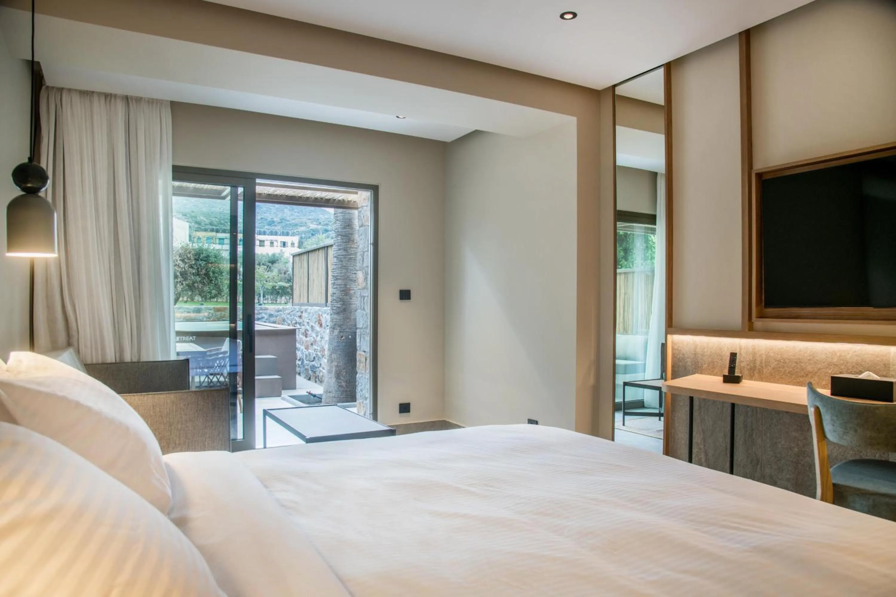 Photo of the whole room, Bed in KING MINOS RETREAT Resort & Spa