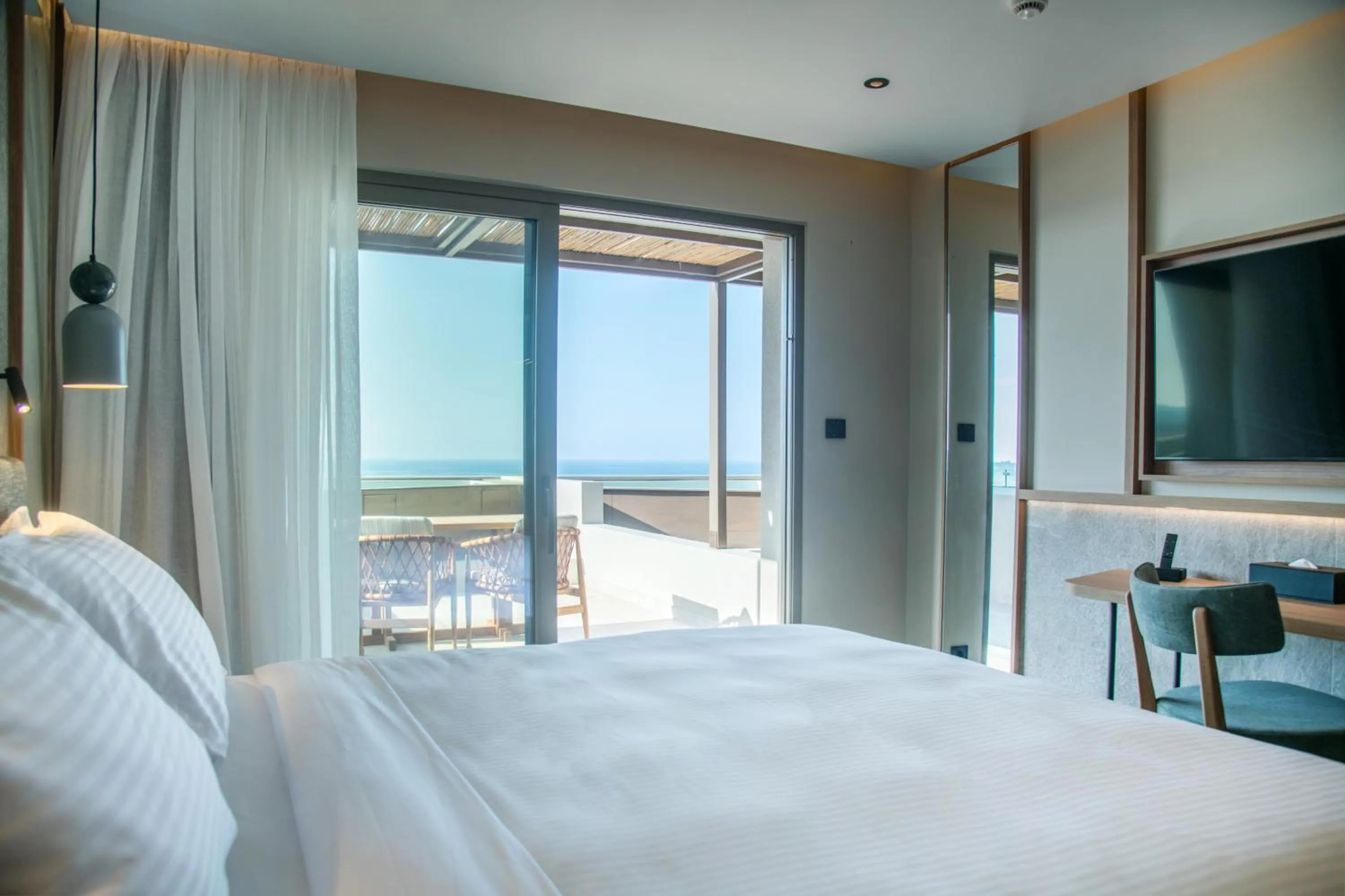 Photo of the whole room, Bed in KING MINOS RETREAT Resort & Spa