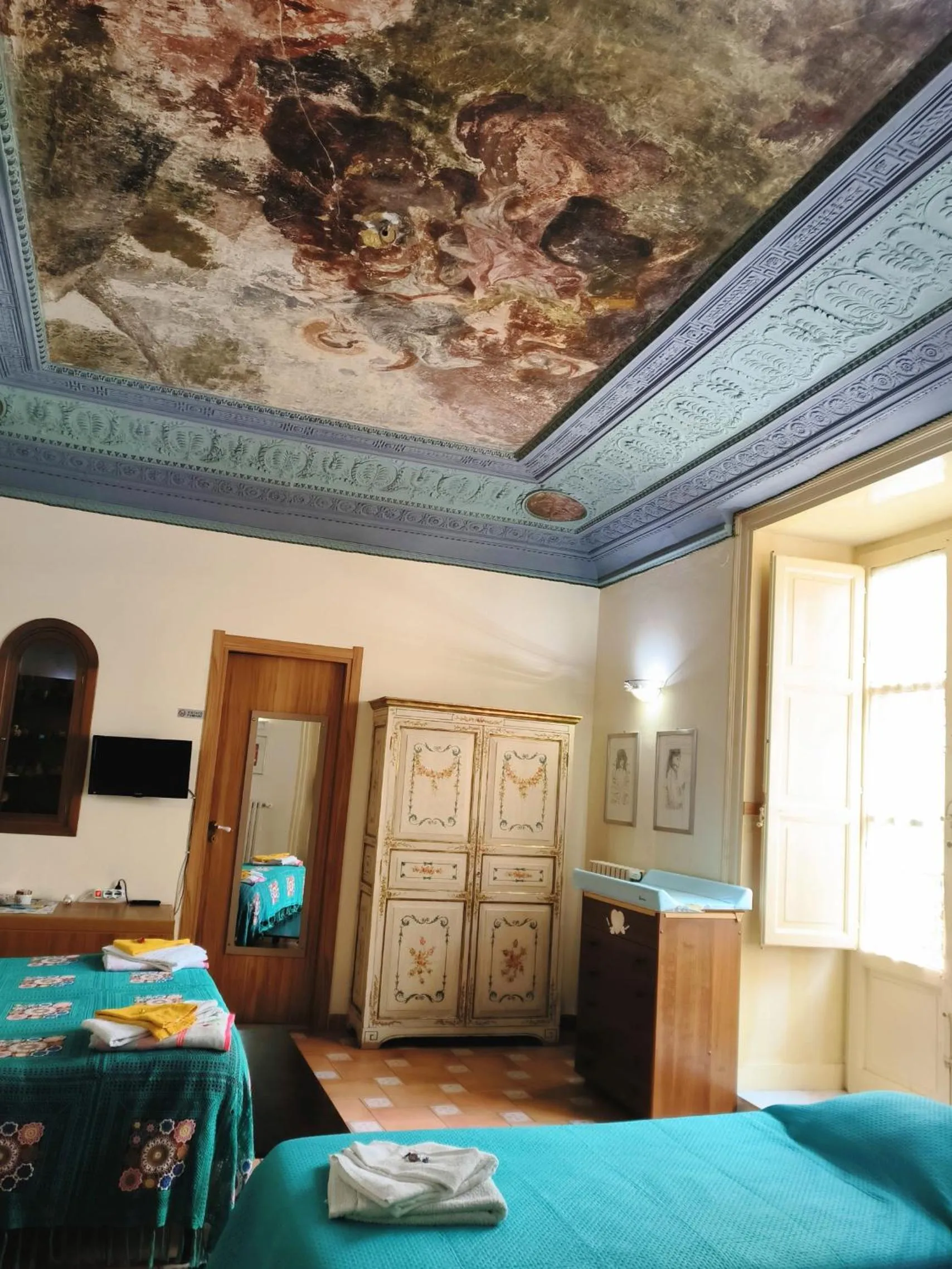 Bed in Vittorio Emanuele Rooms di Prinzi