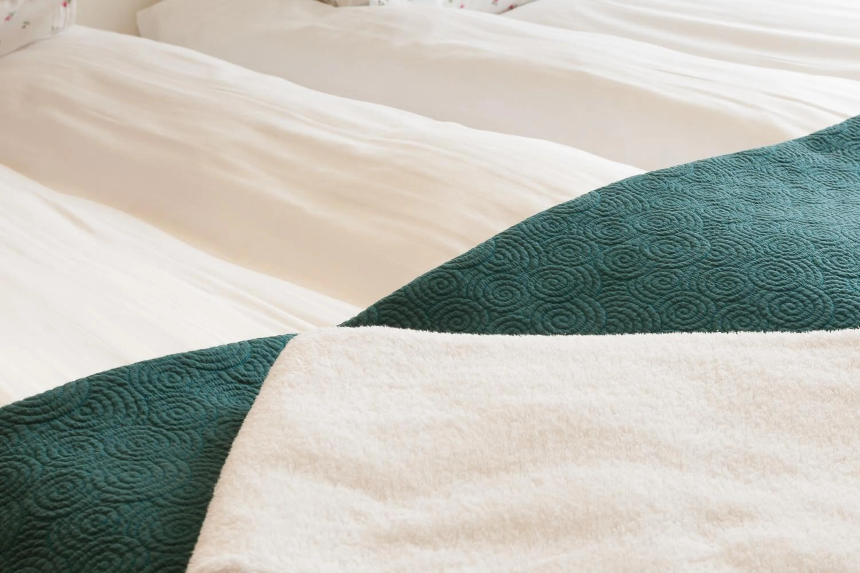 Decorative detail, Bed in Guesthouse Galtafell