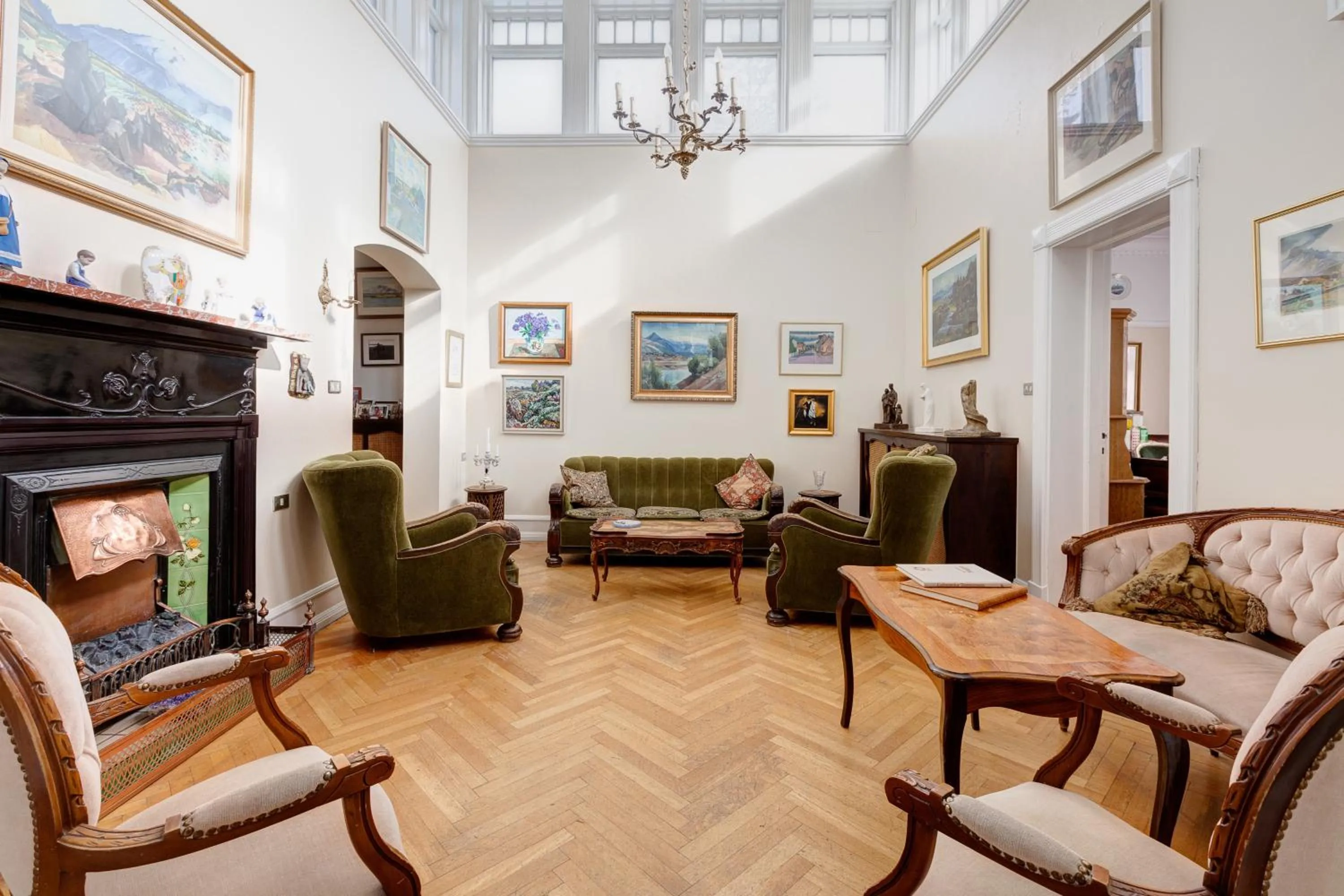 Lobby or reception in Guesthouse Galtafell