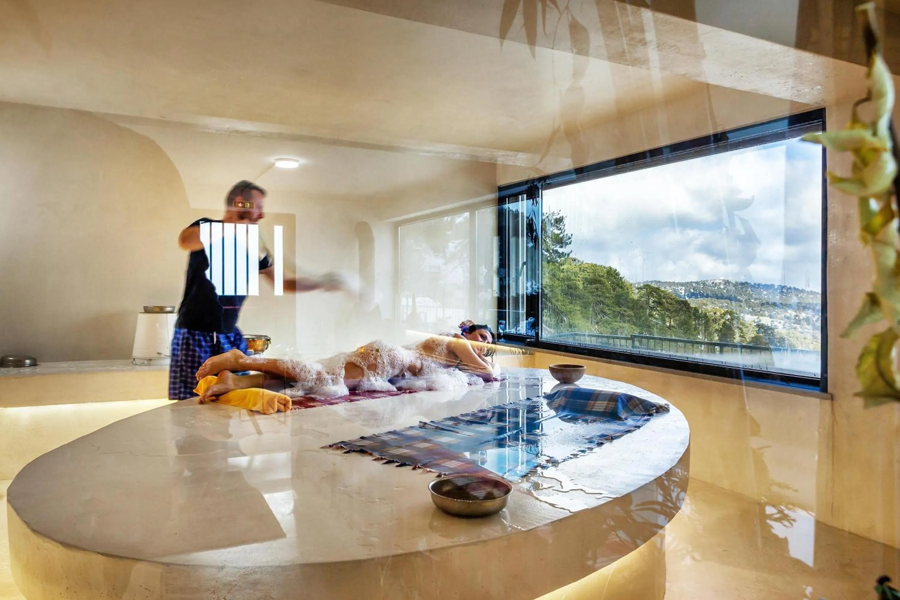 Steam room in Troodos Hotel & Spa