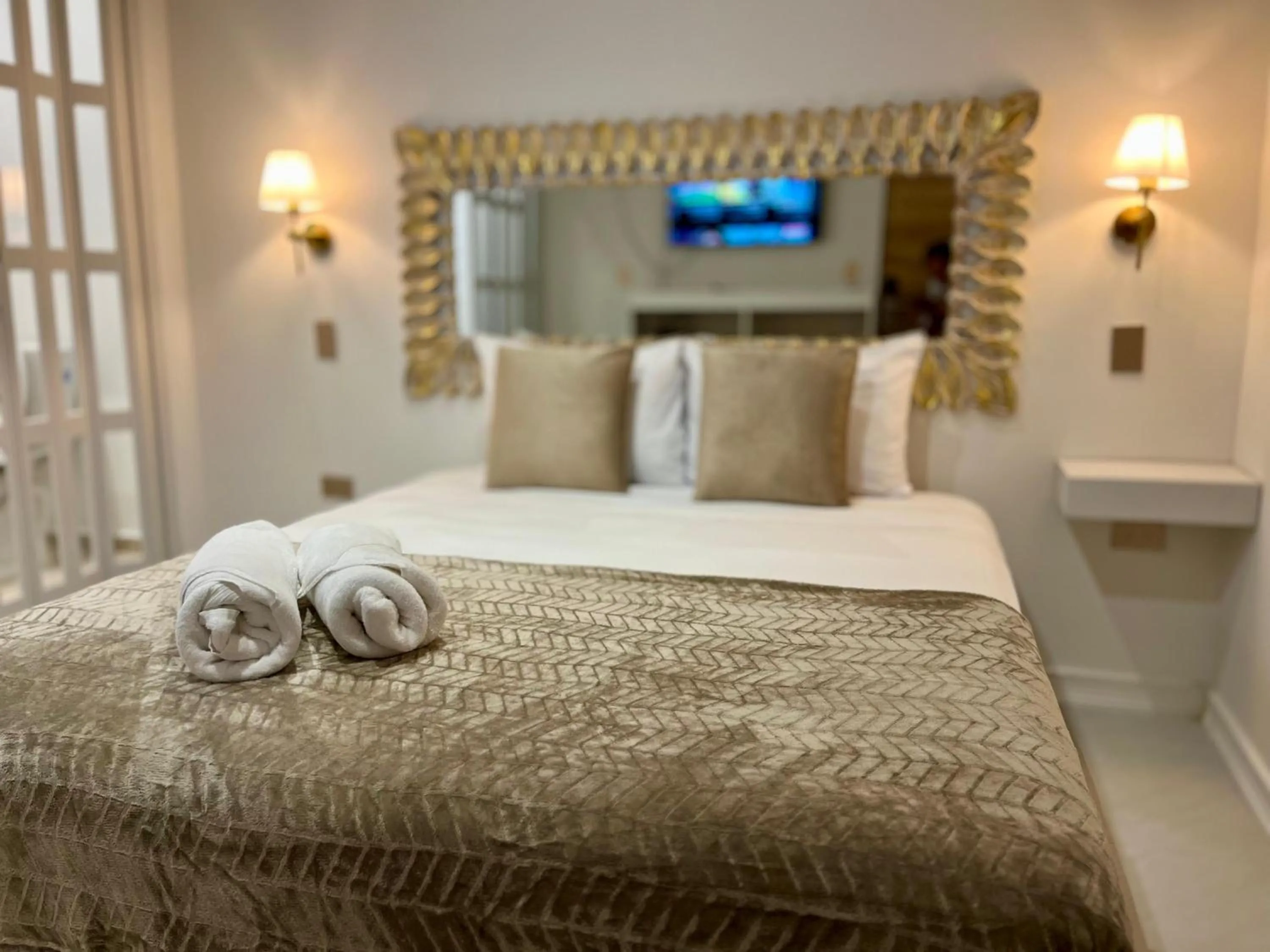 Bed in Ataraxy Hotel Boutique