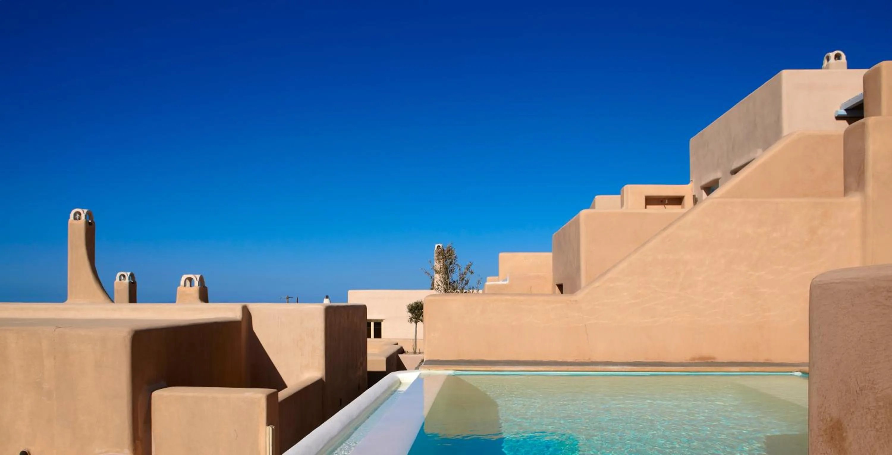 Swimming pool in Voreina Gallery Suites