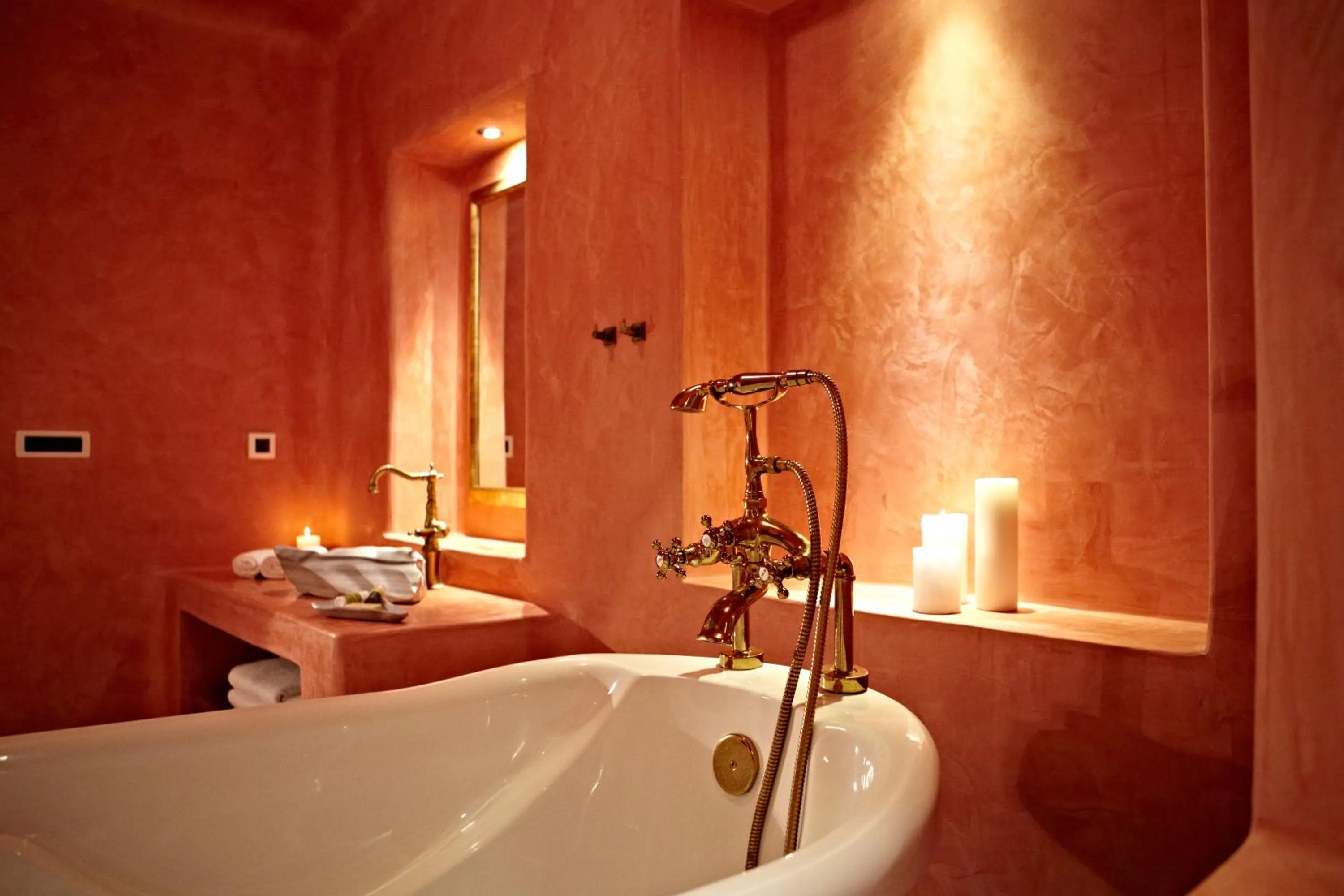 Bathroom in Voreina Gallery Suites