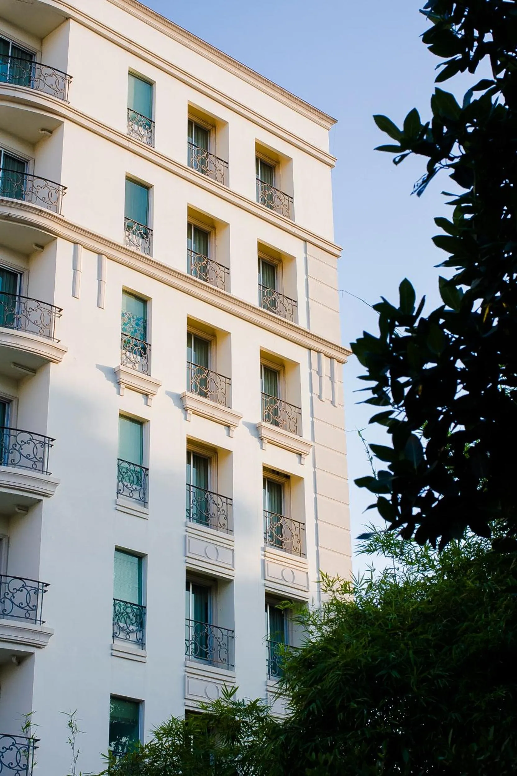 Property building in Romance Hotel Bangna