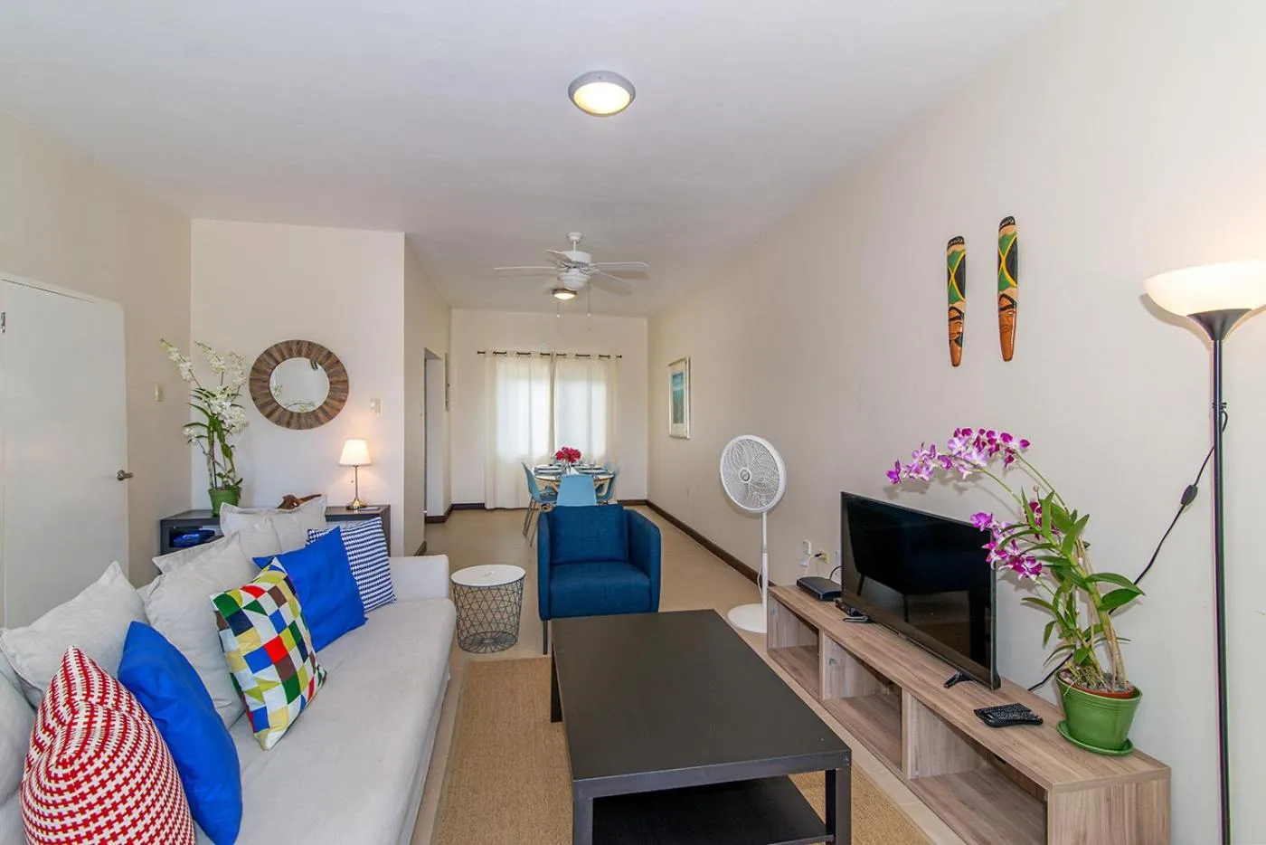 Living room in Family Complex beside Beach w/Pool Montego Bay #2