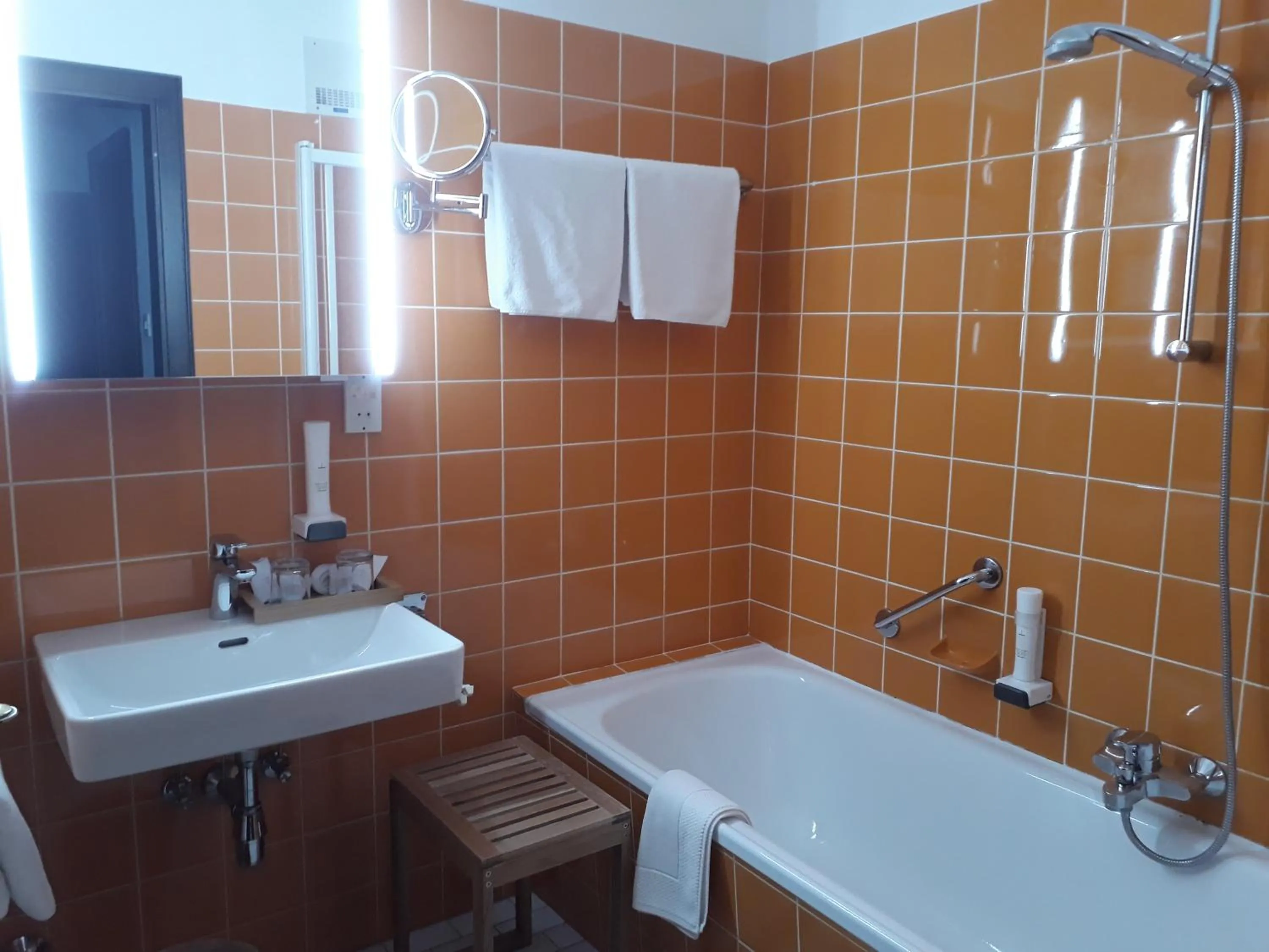 Bathroom in Naturidyll Hotel Hammerschmiede