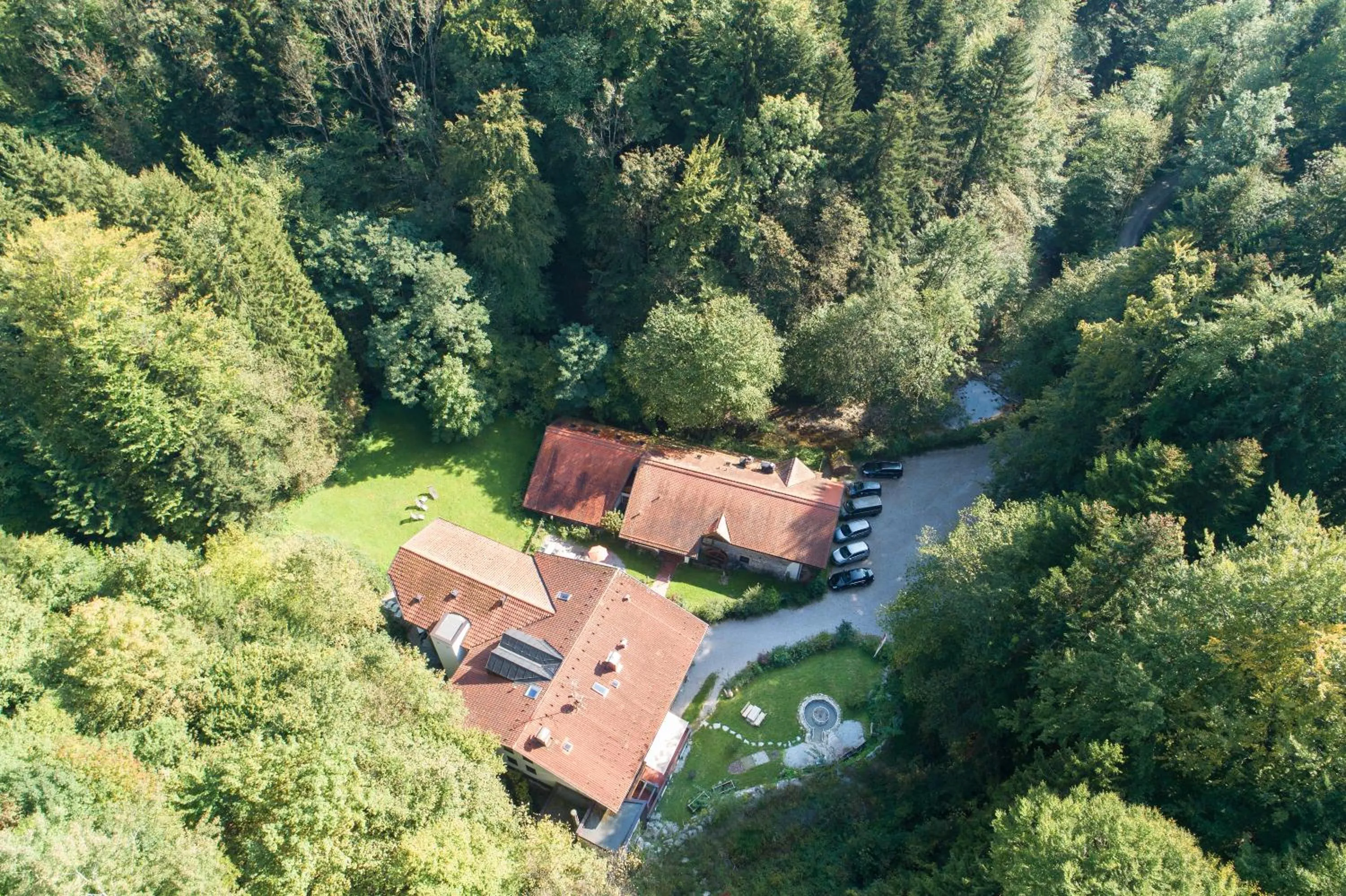 Bird's eye view in Naturidyll Hotel Hammerschmiede