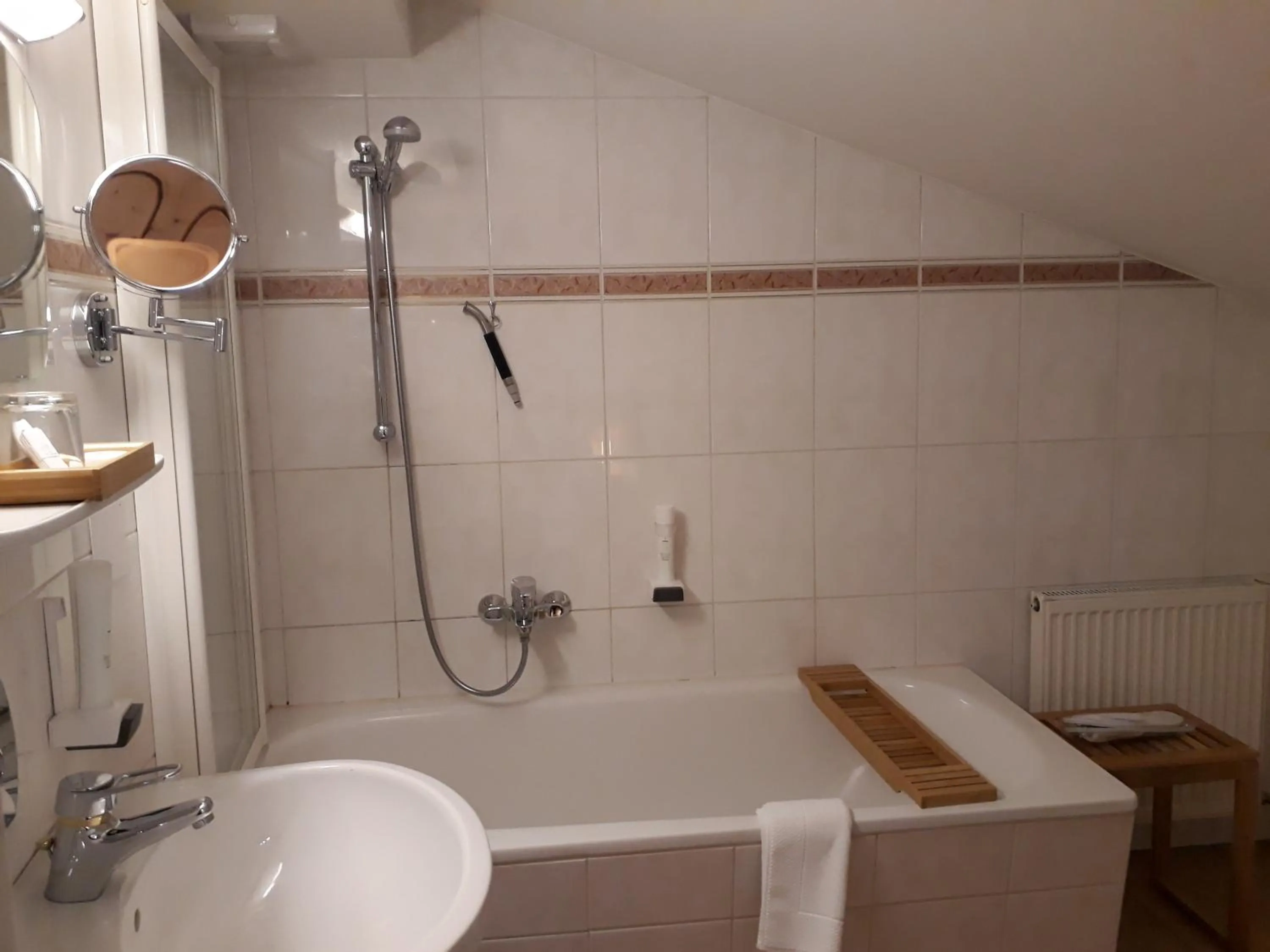 Bathroom in Naturidyll Hotel Hammerschmiede