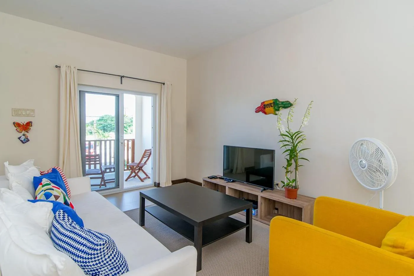 Living room in Family Complex beside Beach w/Pool Montego Bay #1