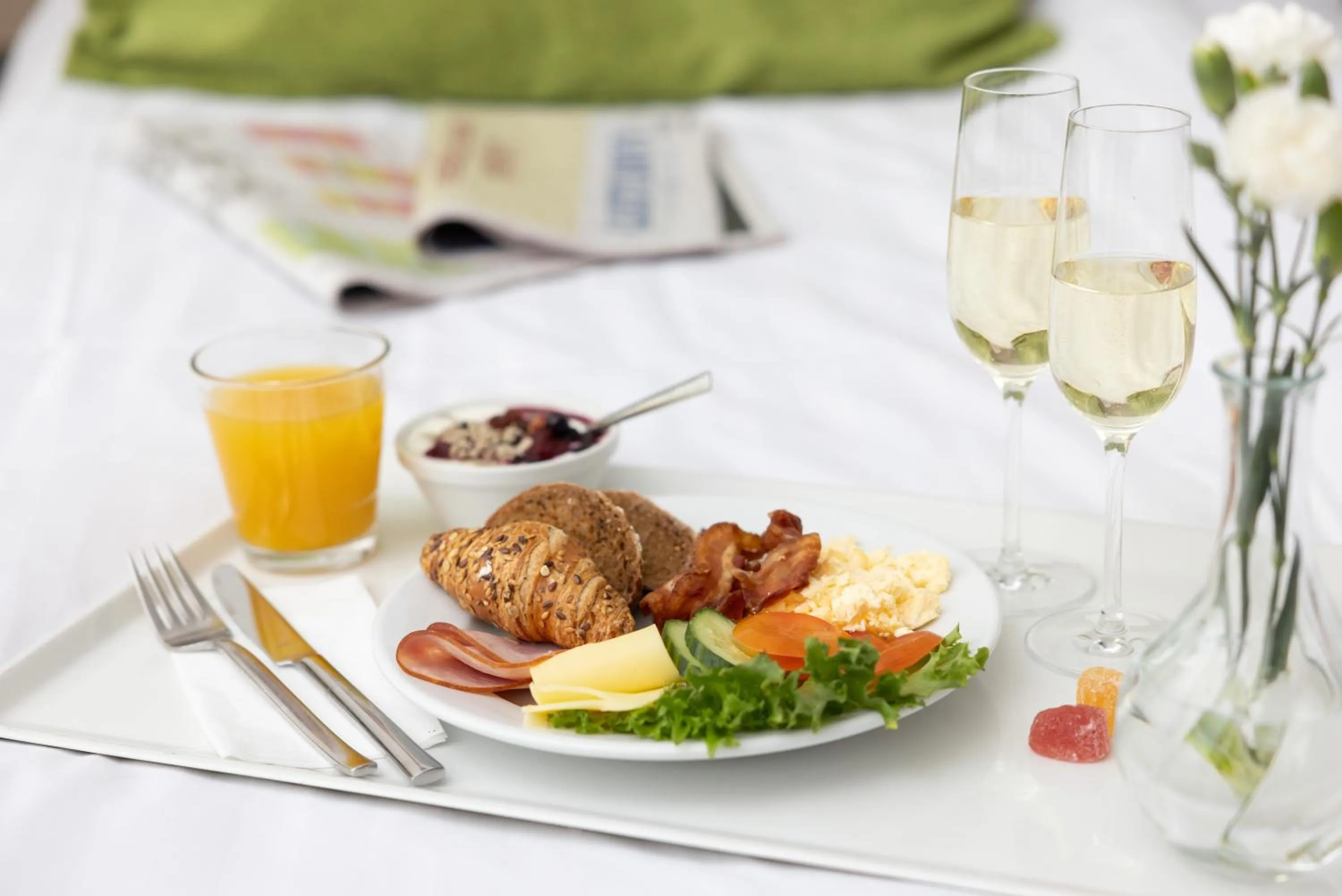 Buffet breakfast in Norlandia Tampere Hotel