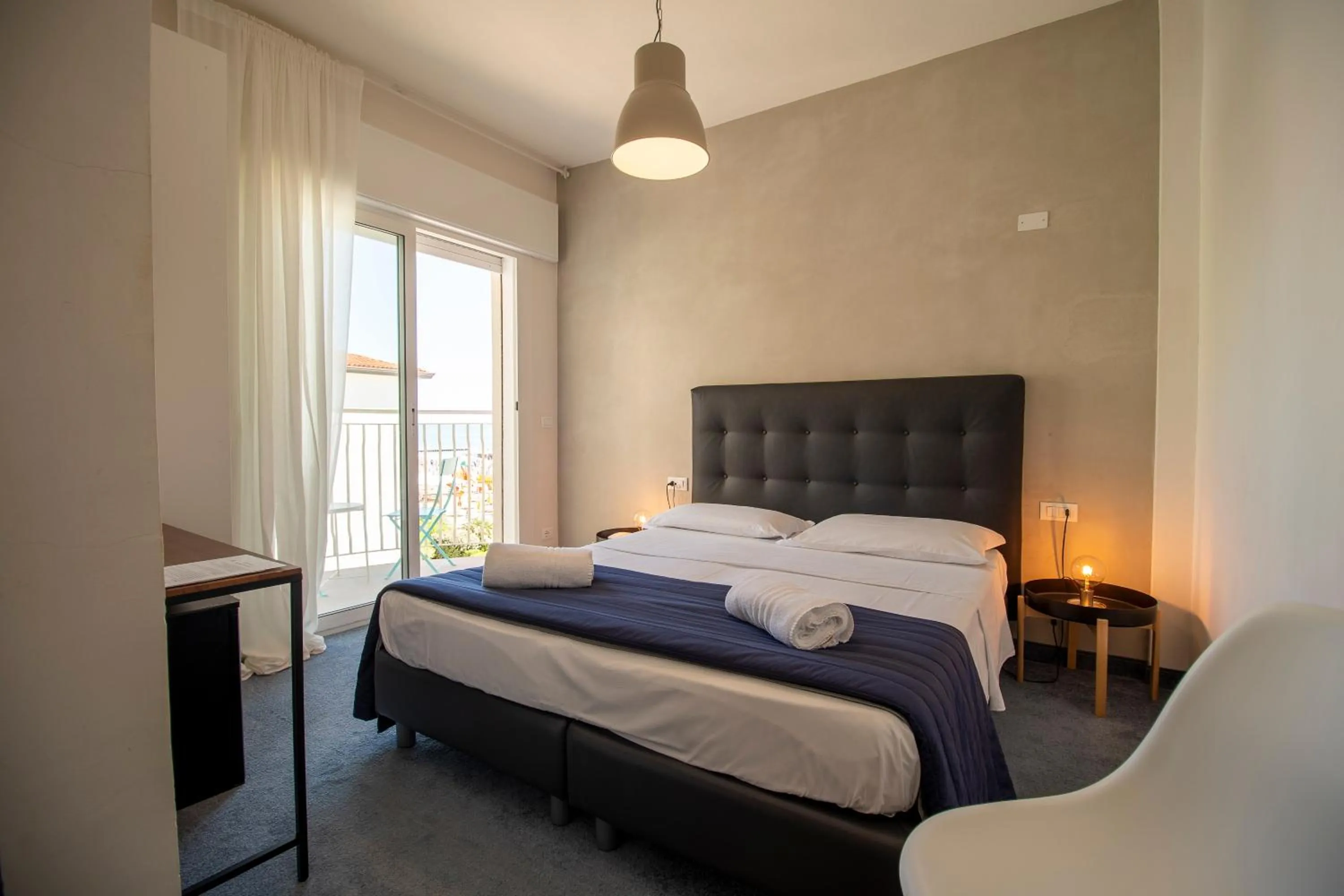 Bed in Hotel Concordia