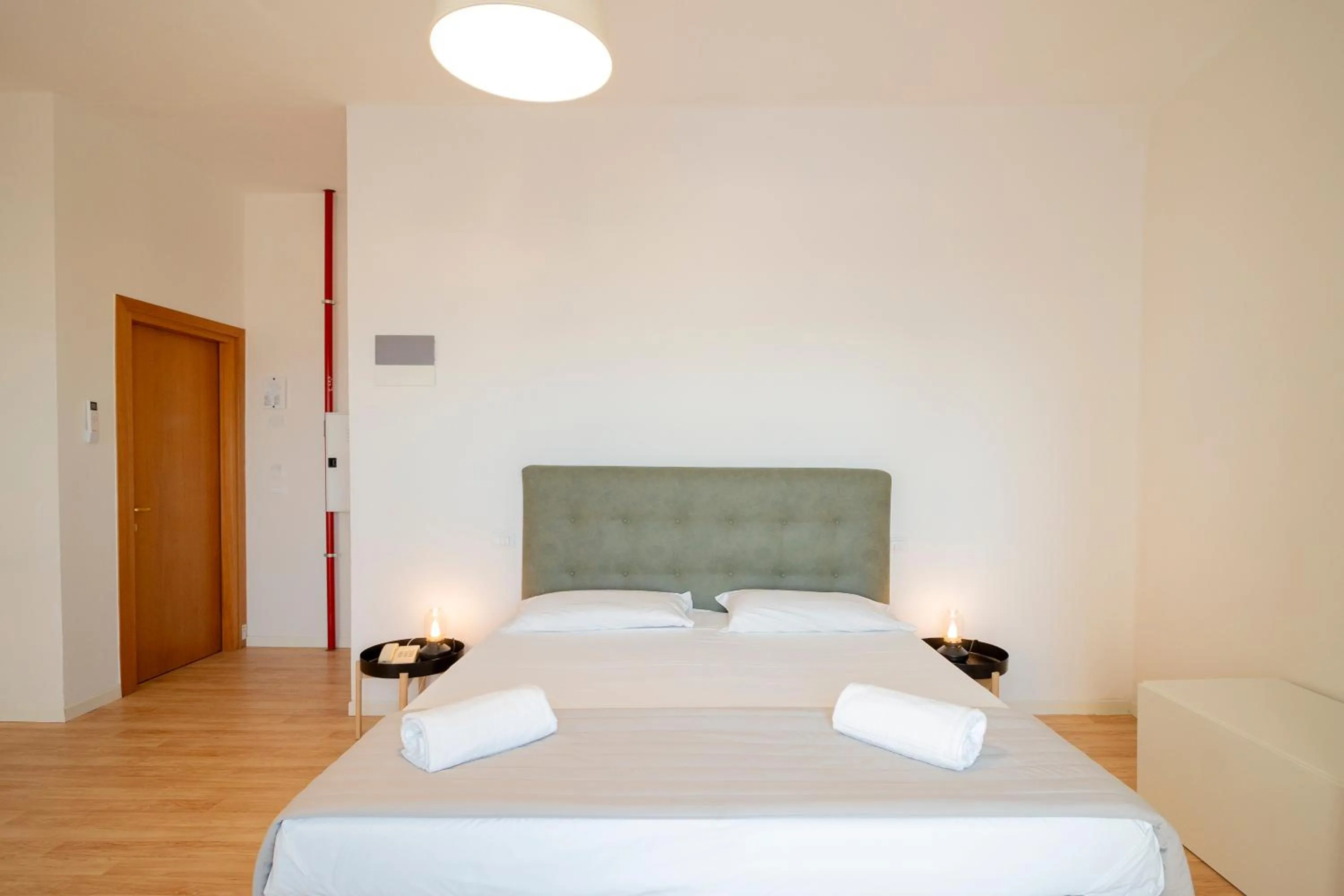 Bed in Hotel Concordia