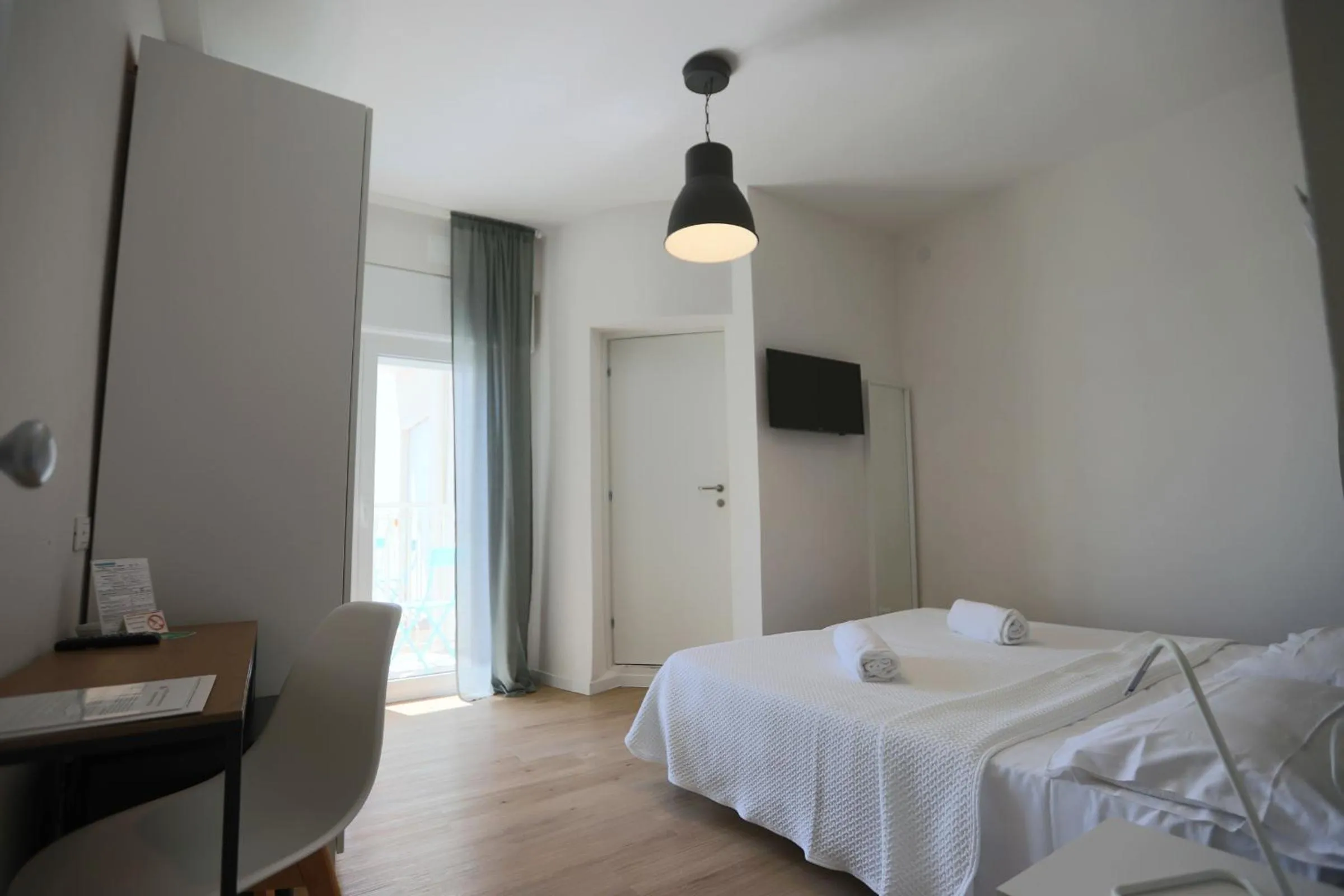 Bed in Hotel Concordia