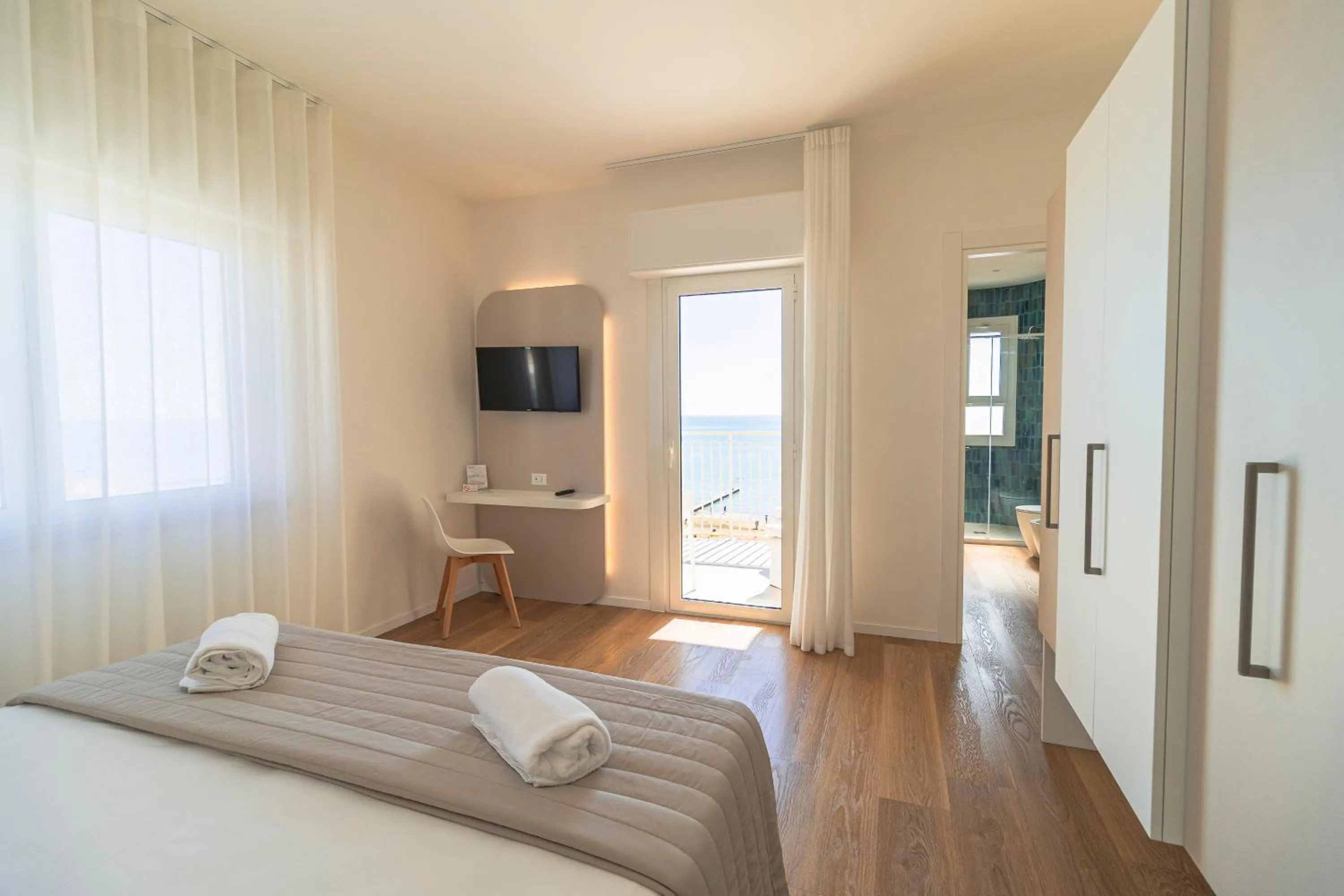 Bed in Hotel Concordia