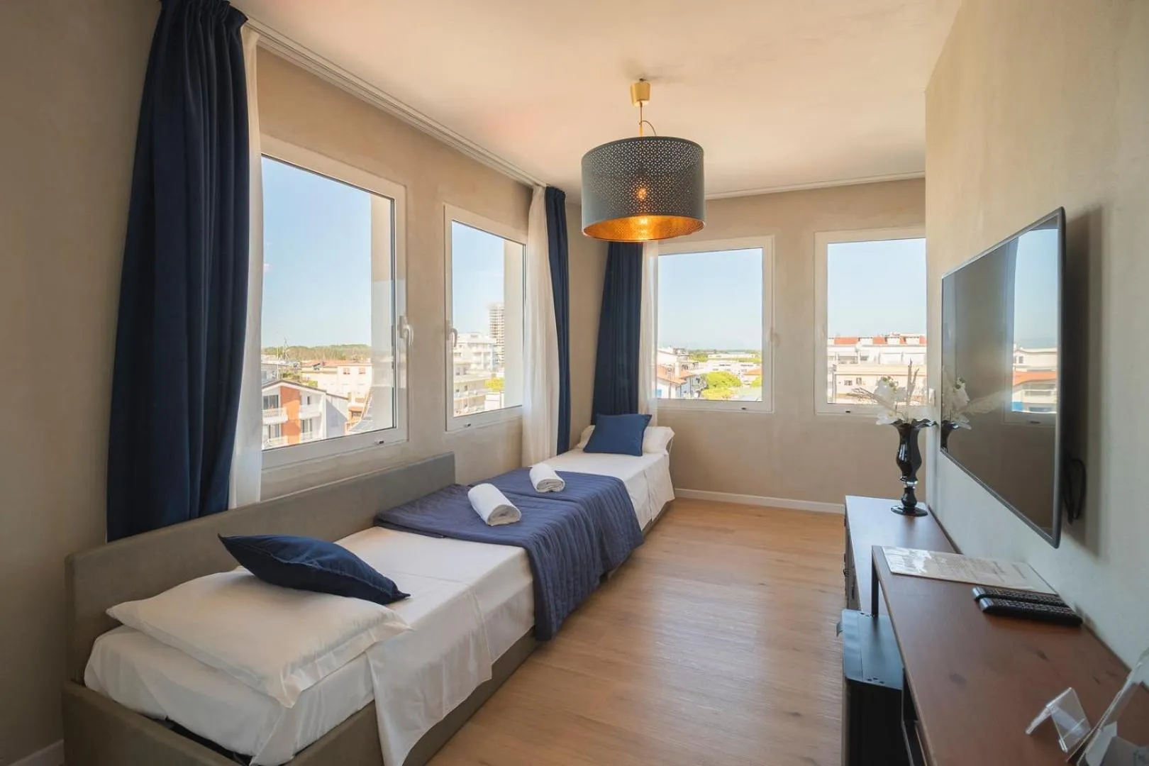 Bed in Hotel Concordia