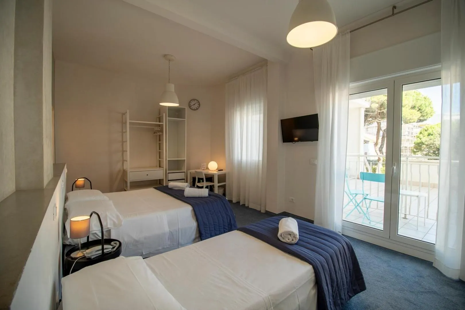 Bed in Hotel Concordia