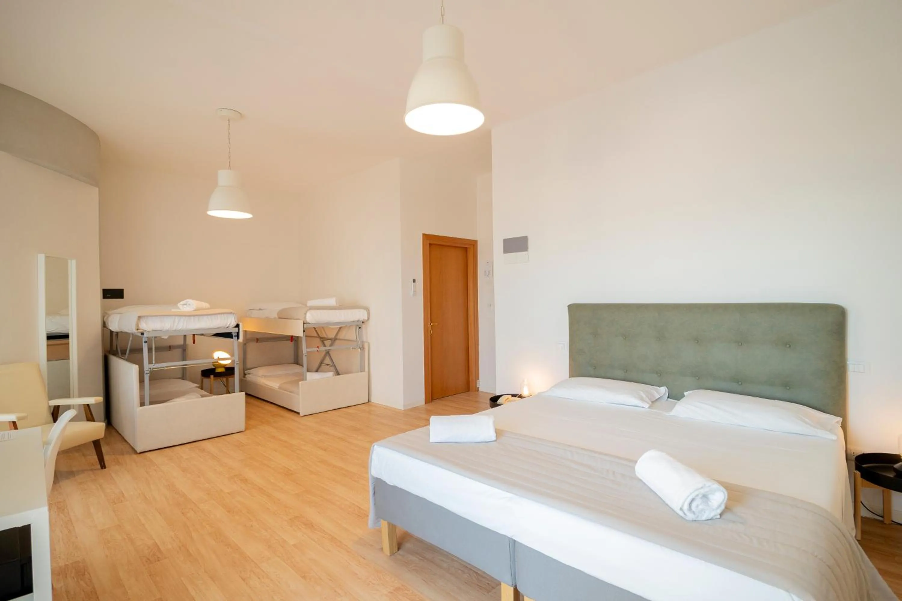 Bed in Hotel Concordia