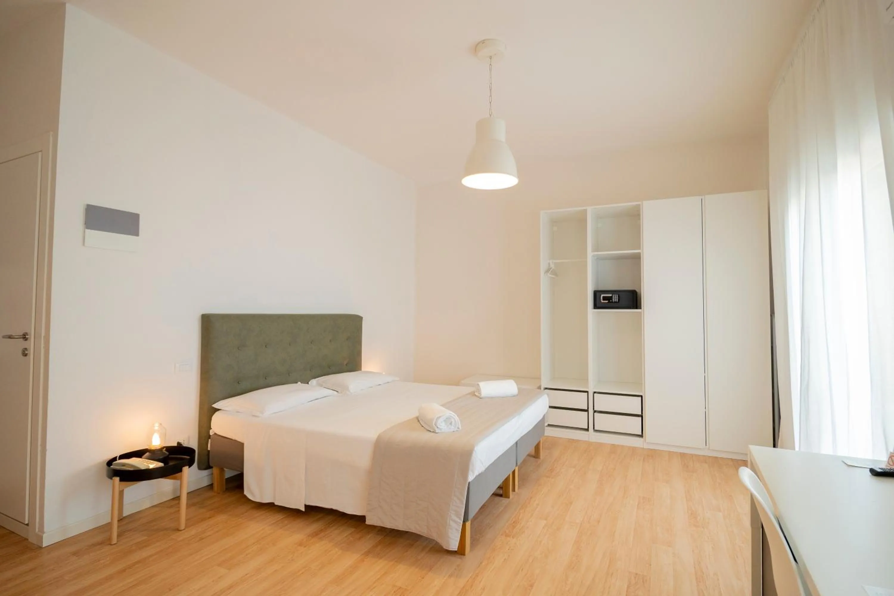 Bed in Hotel Concordia