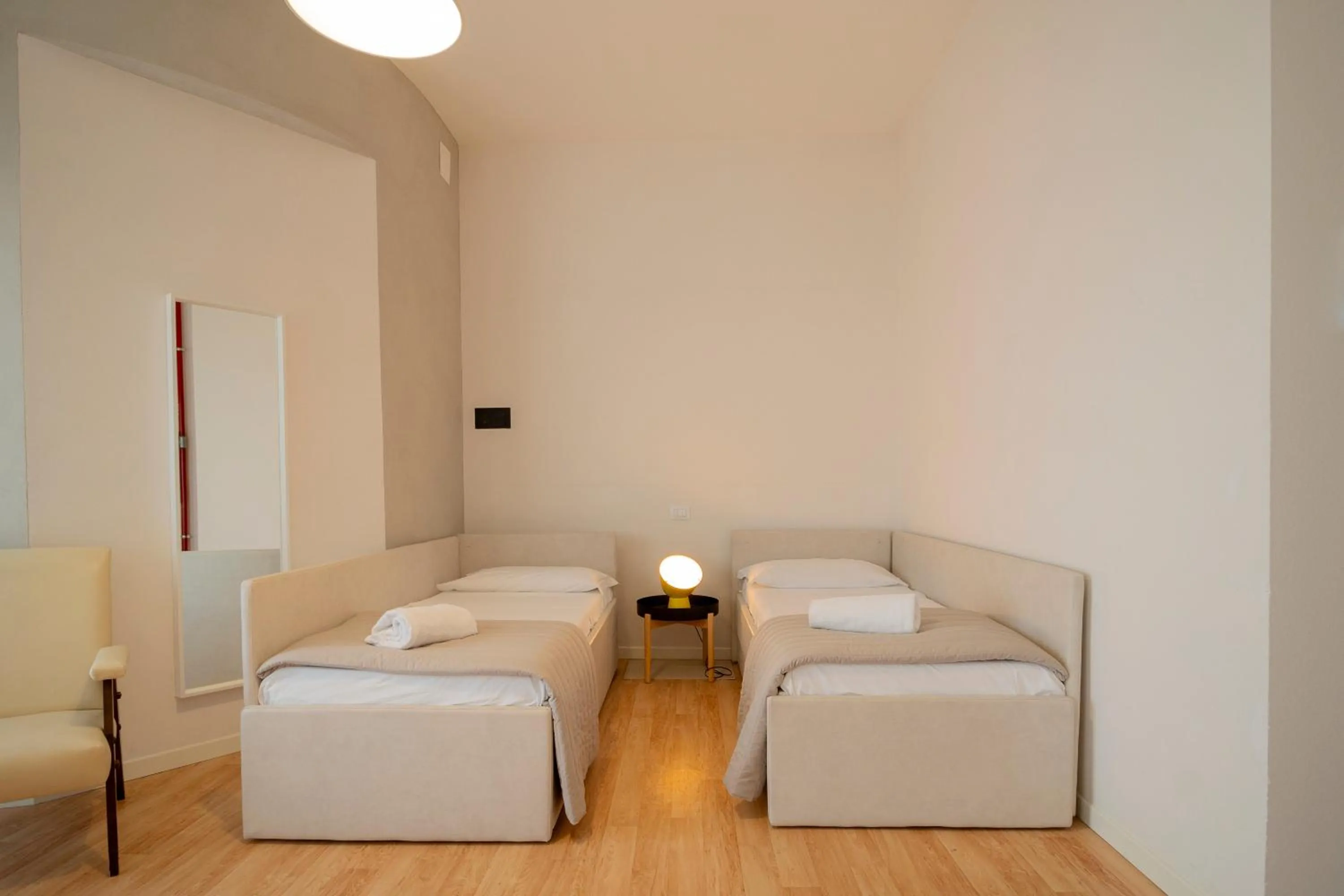 Bed in Hotel Concordia