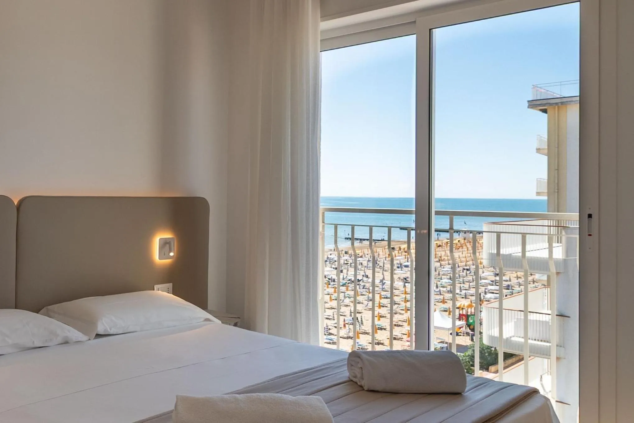 Bed in Hotel Concordia