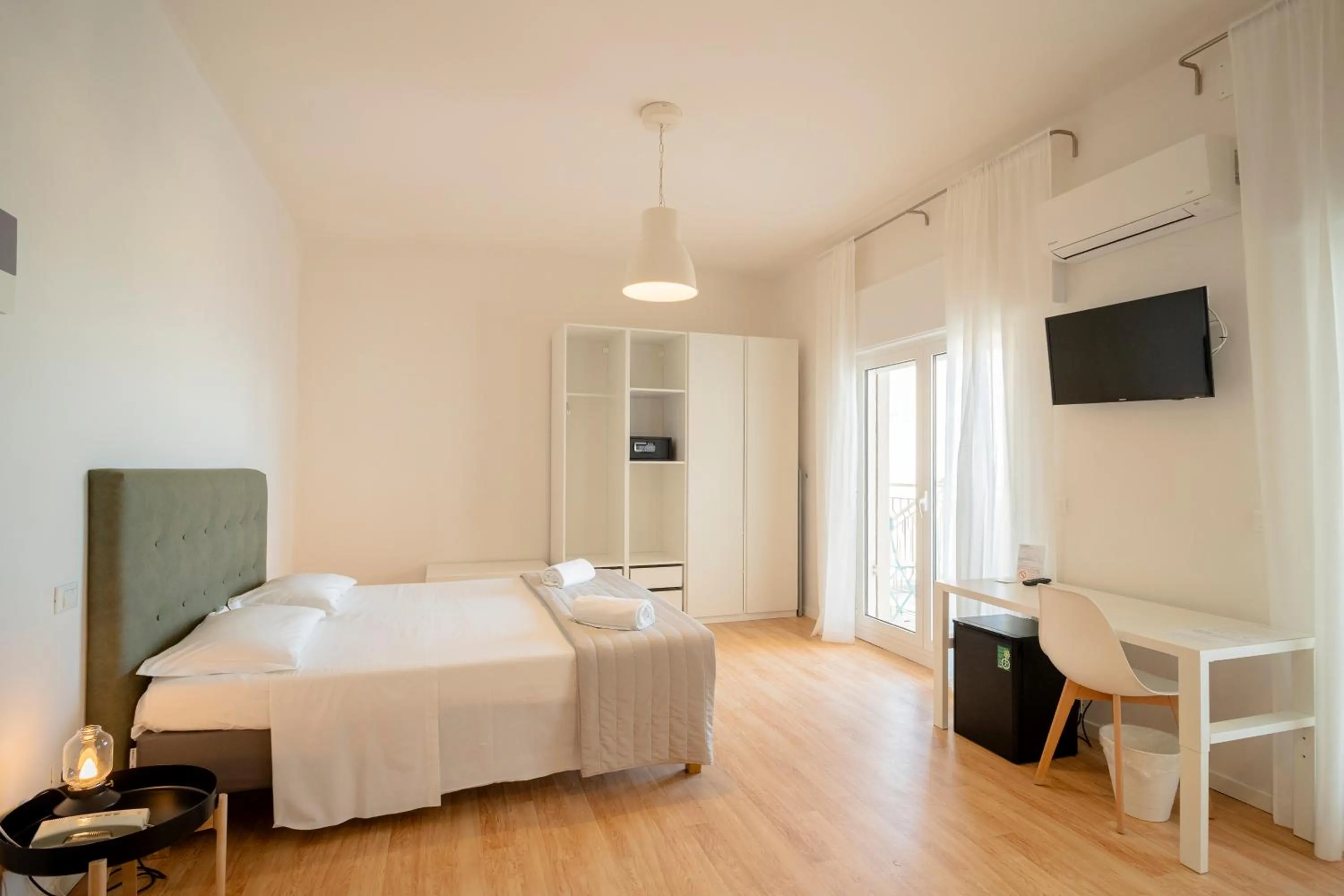 Bed in Hotel Concordia