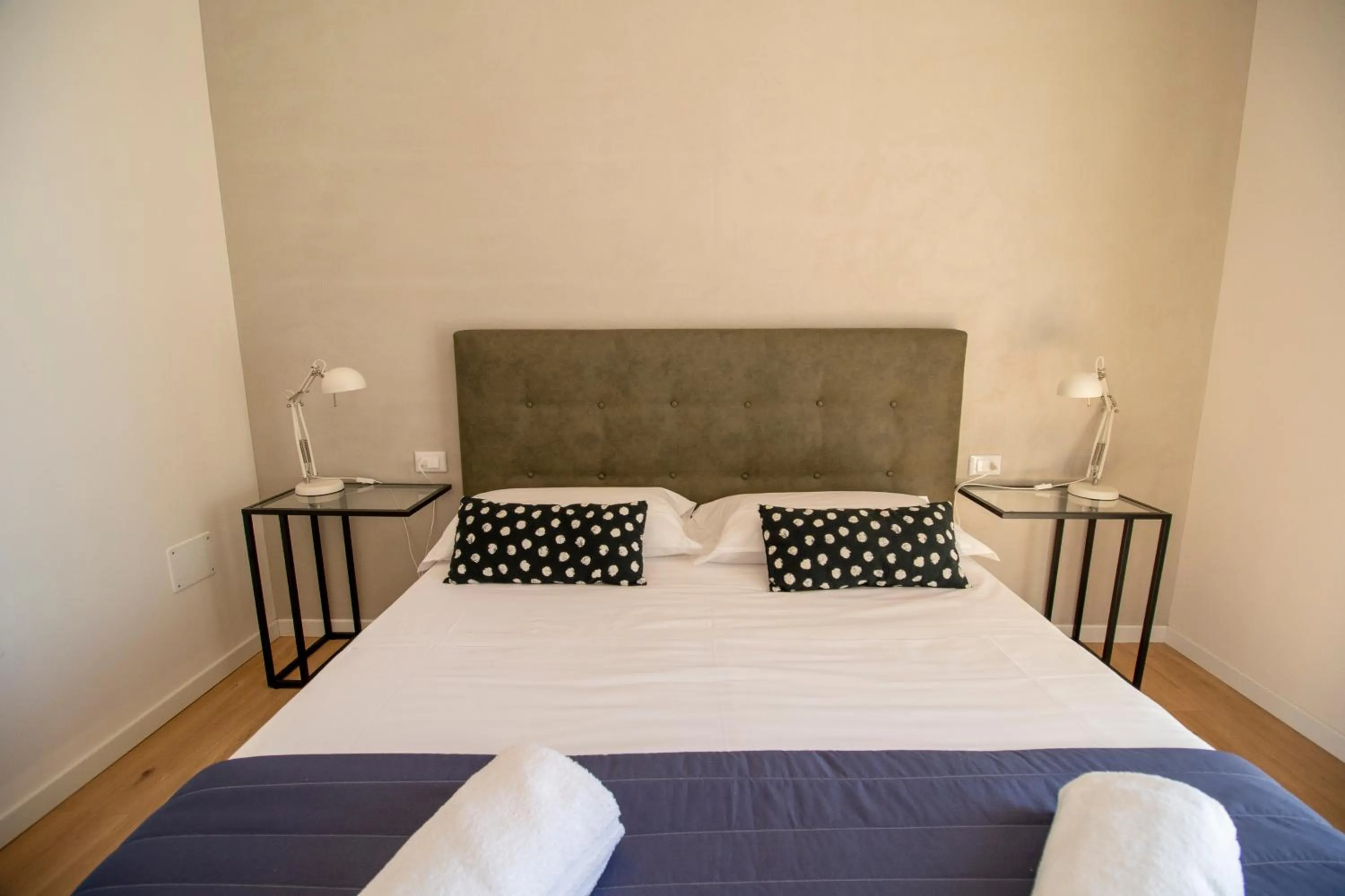 Bed in Hotel Concordia