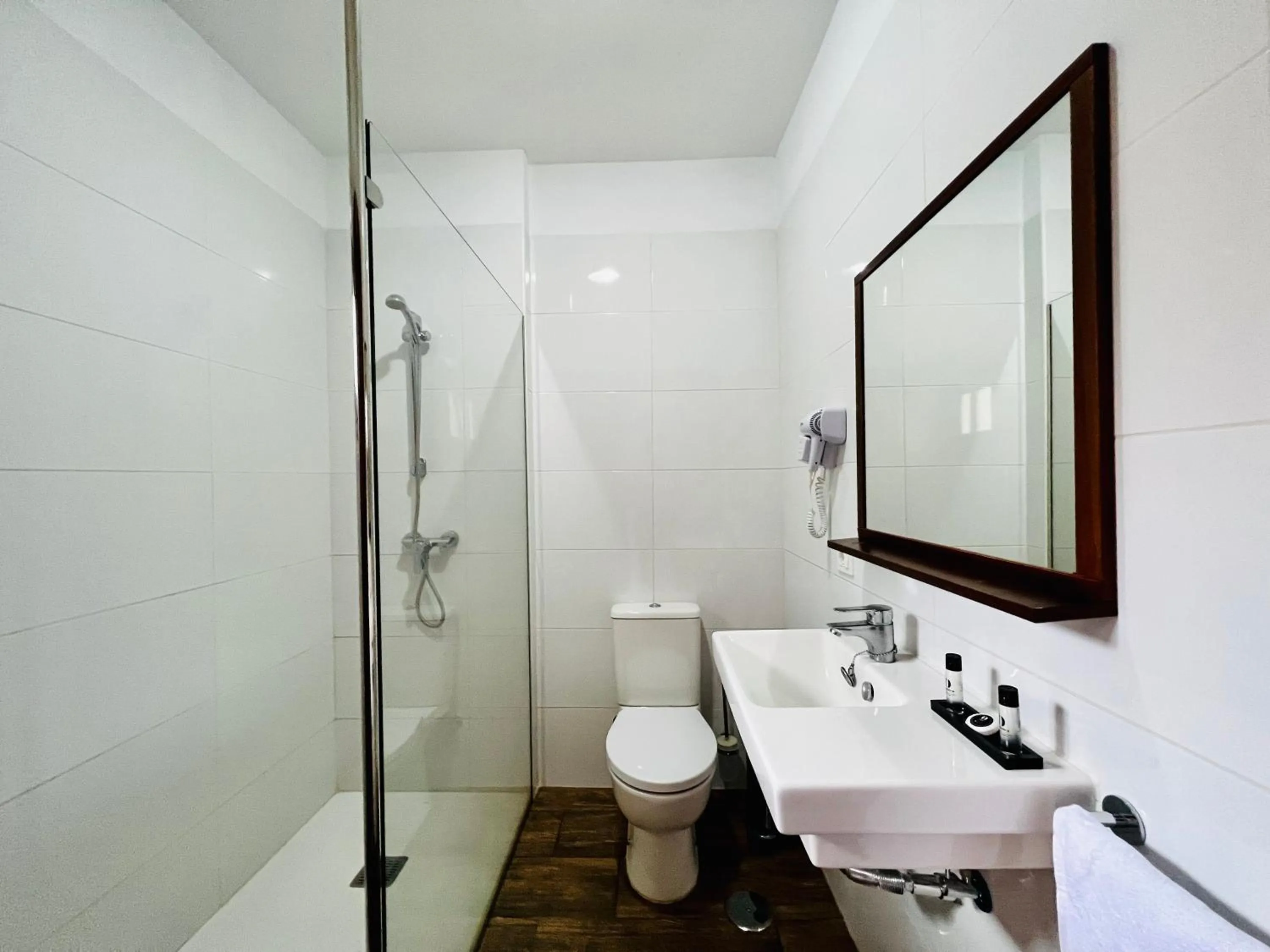 Shower in Apartamentos Frontera