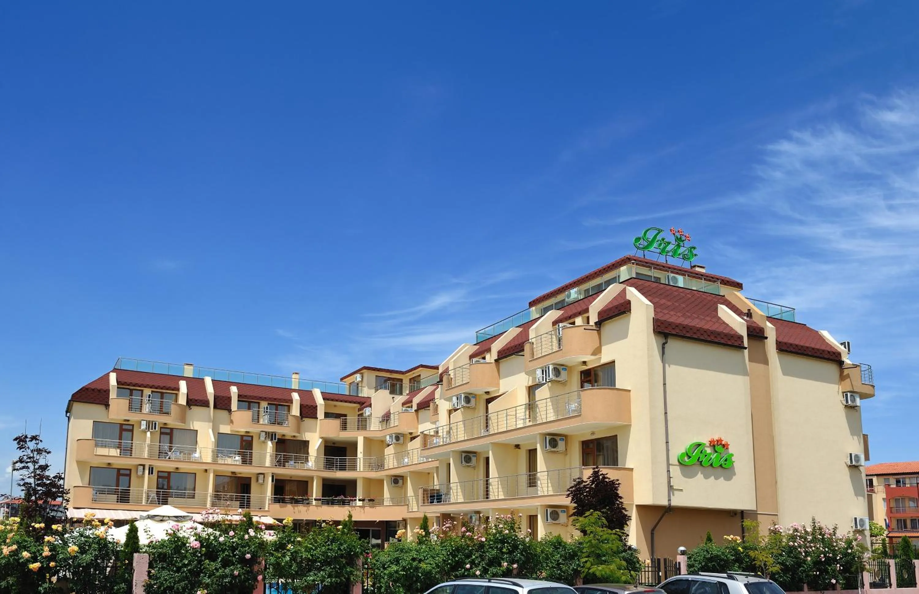 Facade/entrance in Hotel Iris