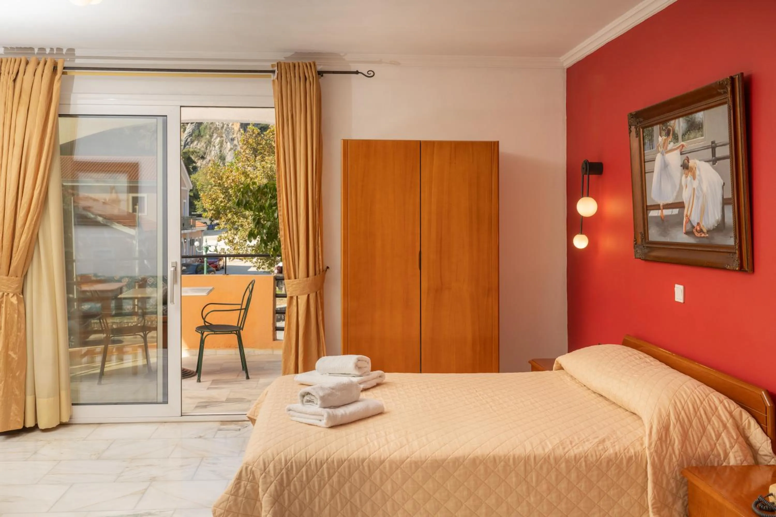 Bed in Odysseus Palace